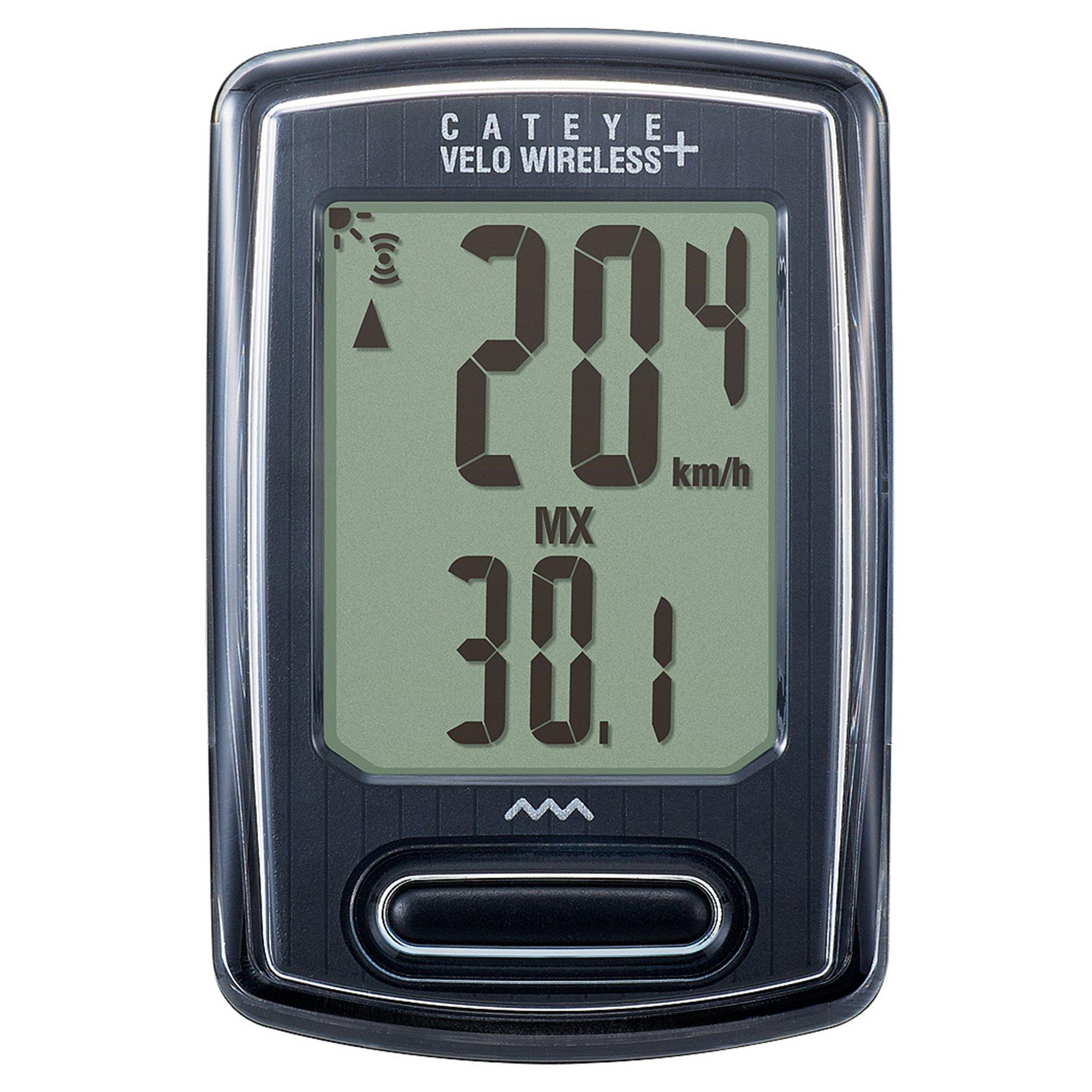 Black - Cateye - Velo Wireless Plus Cycle Computer - 1