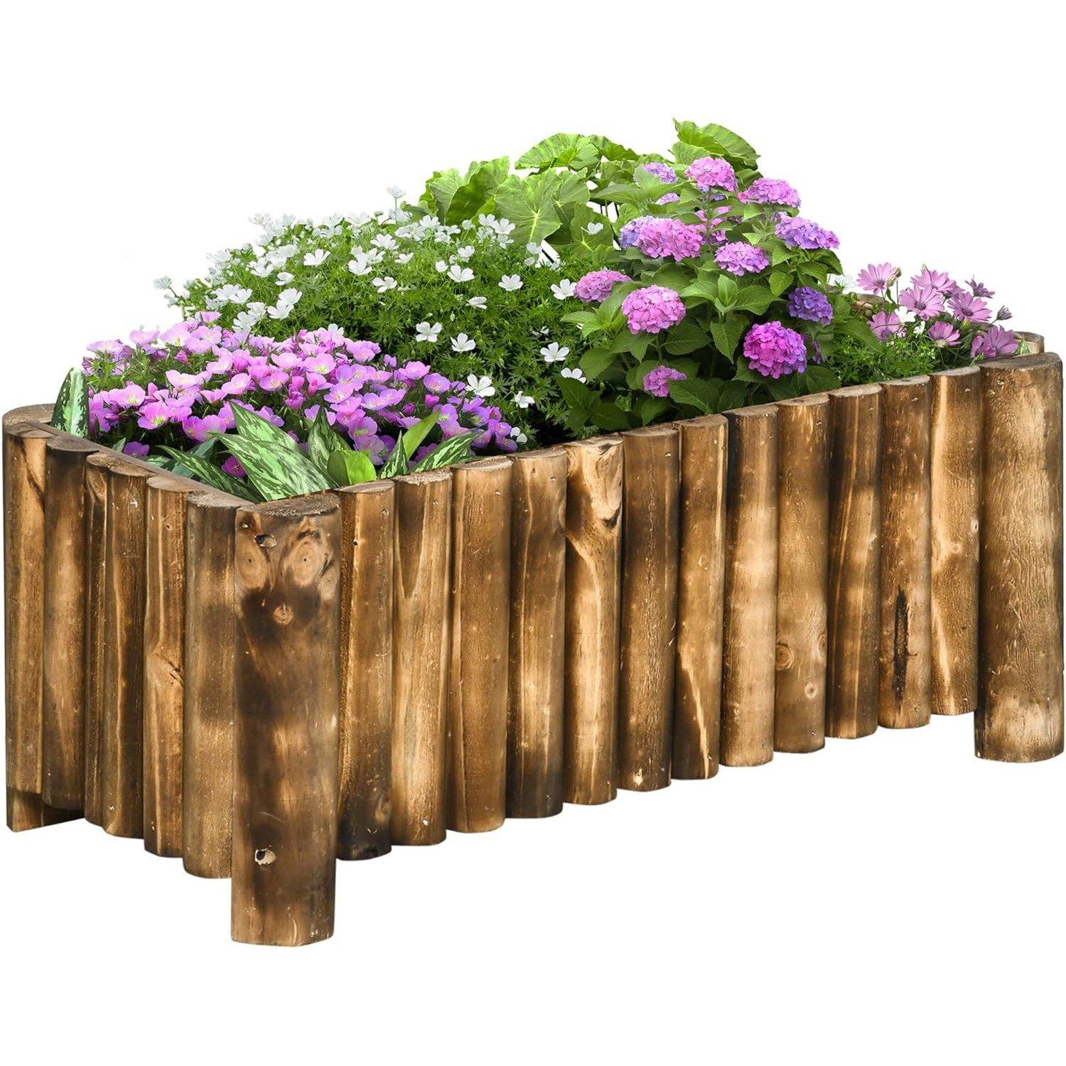 Outsunny Outsunny Fir Plant Pot Raised Flower Bed