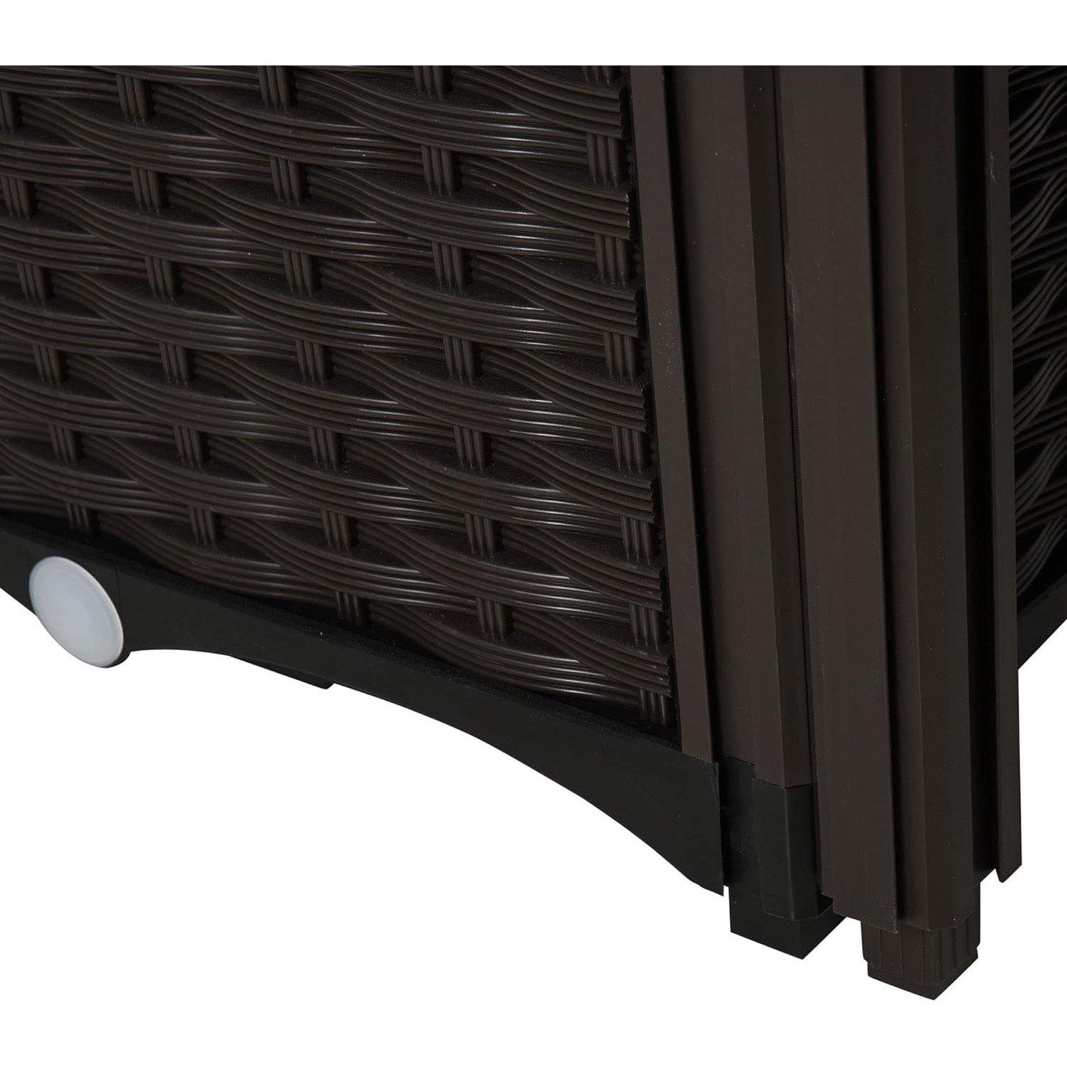 Brown - Outsunny - Raised Garden Bed / Grow Box - 8