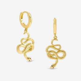Jon Richard Gold Plated Snake Earrings