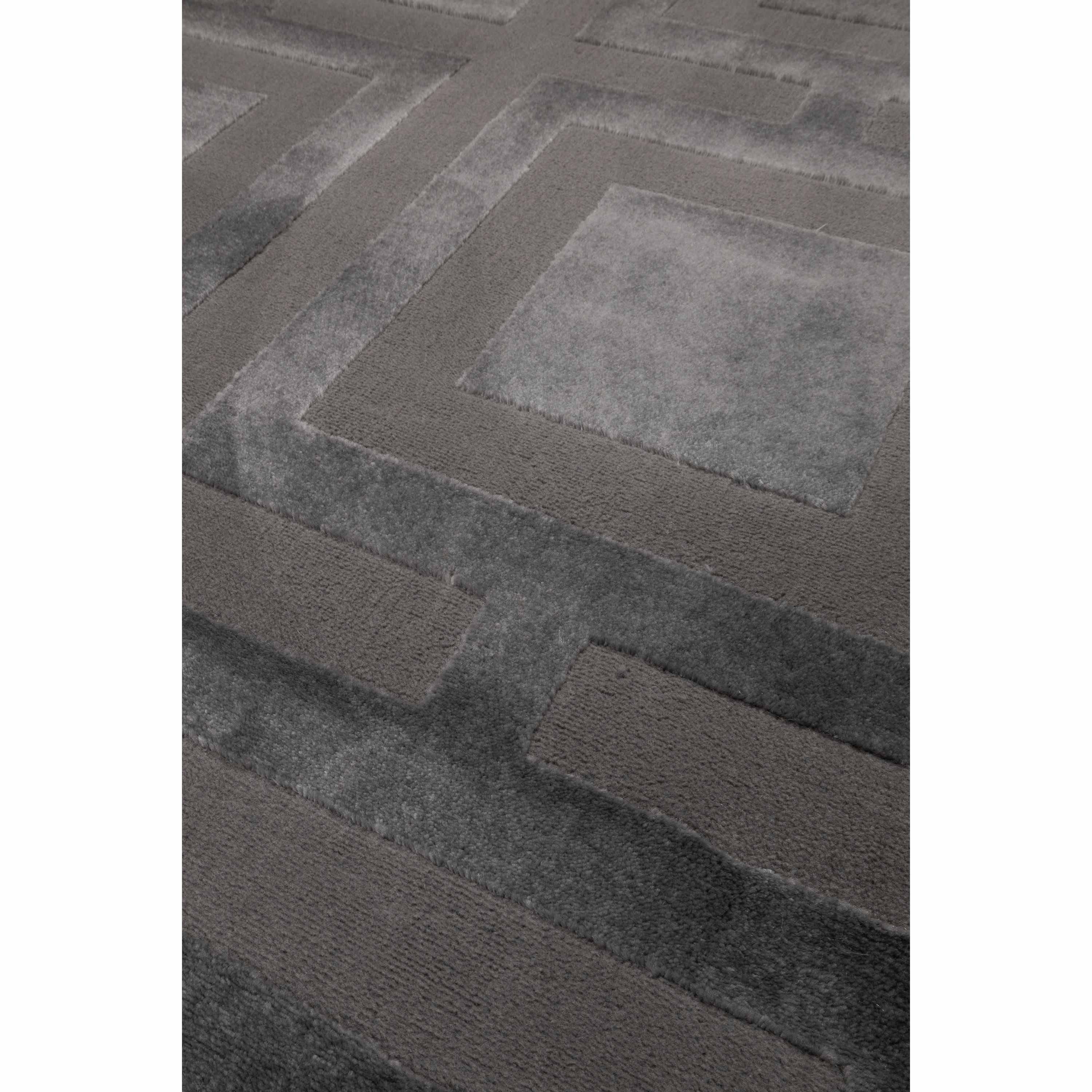 Charcoal - Homemaker - Atelier Squares Charcoal Rug - 3