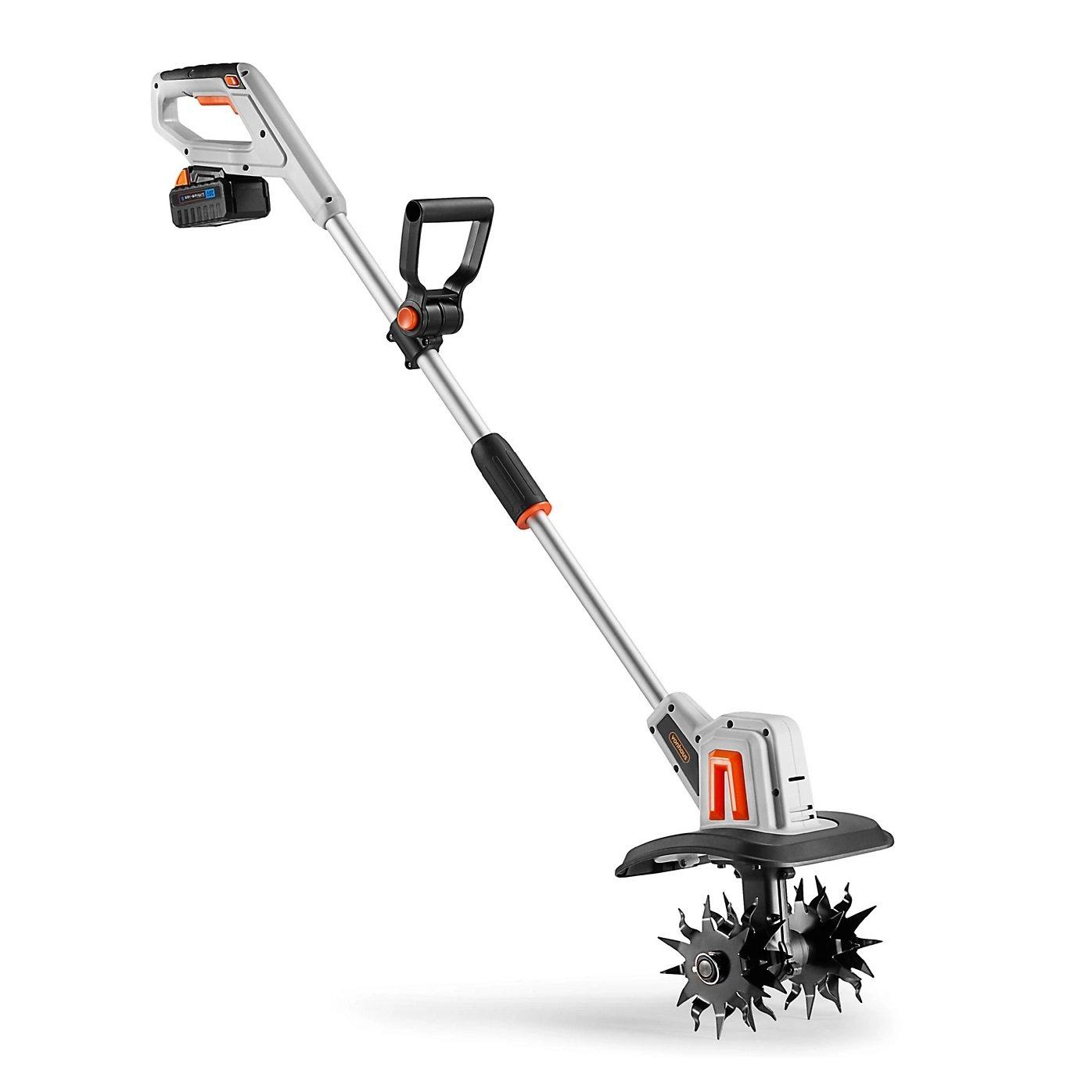 Grey - VonHaus - Tiller Cordless – 20V Electric Rotavator - 8