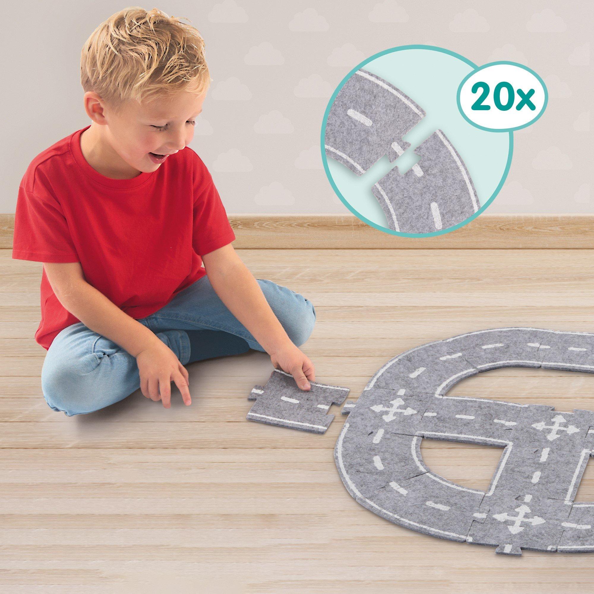 Ses Creative  Kids Felt Road Circuit 20Pcs - 