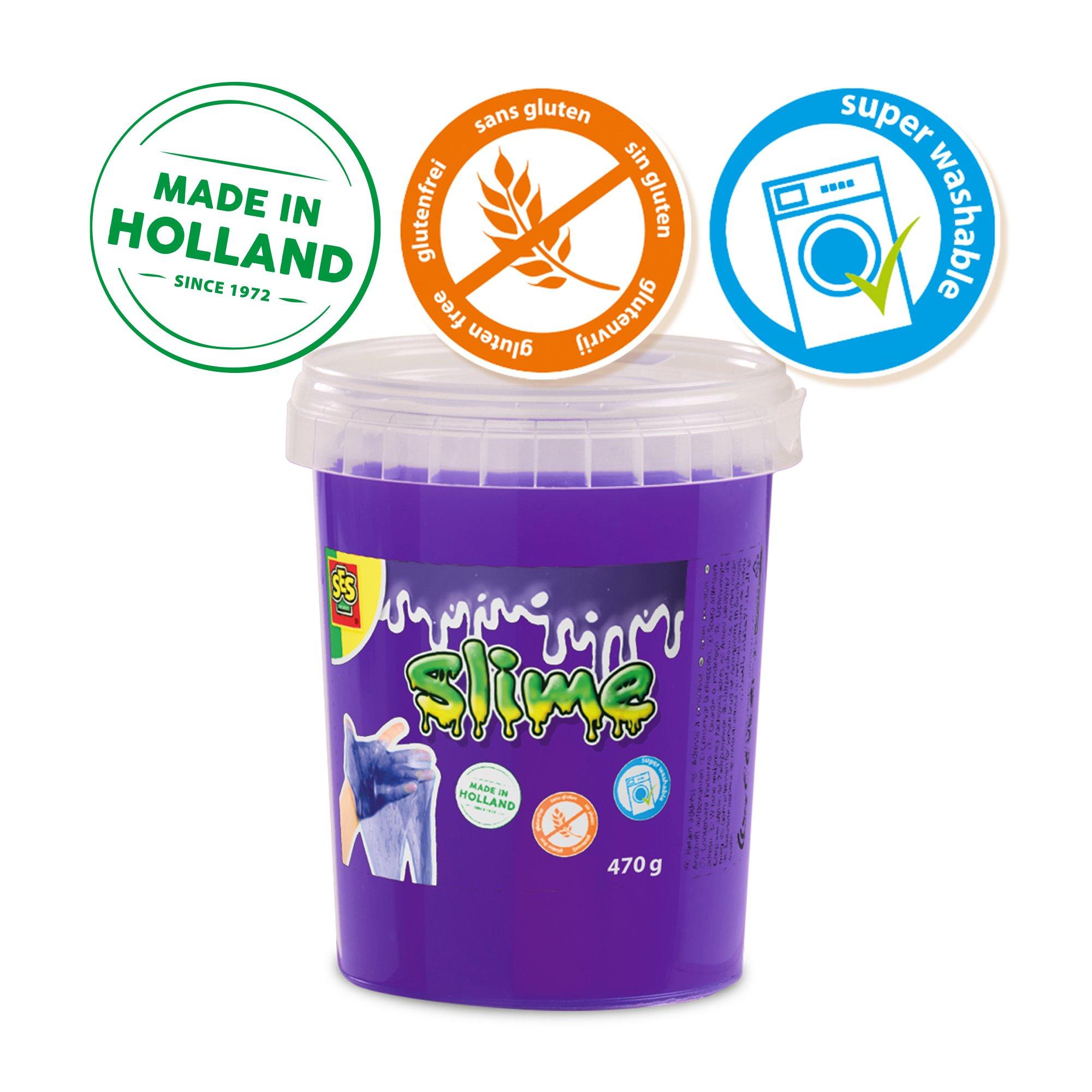 Multi - SES Creative - Slime - Purple glitter 470 g - 1