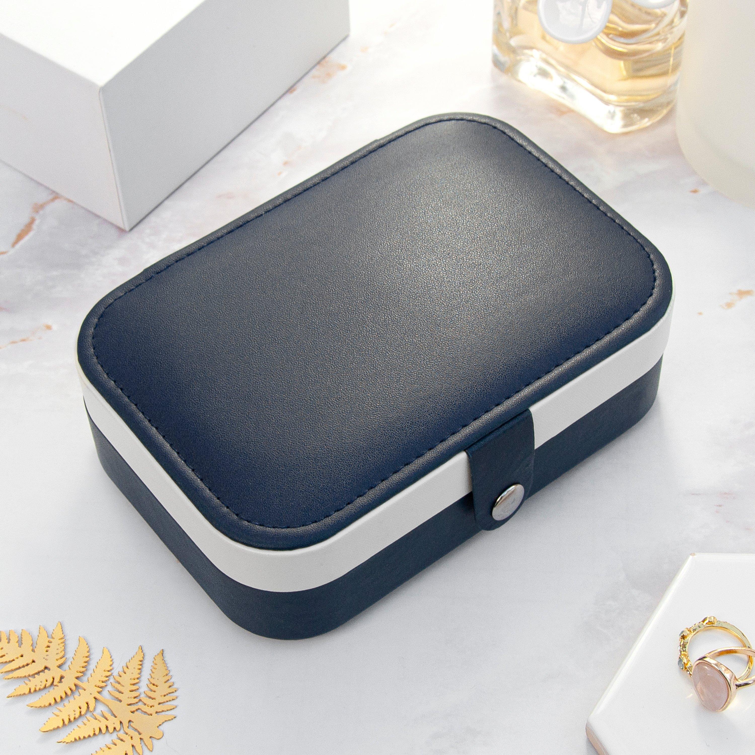 Treat Republic  Jewellery Case - Navy - Standard