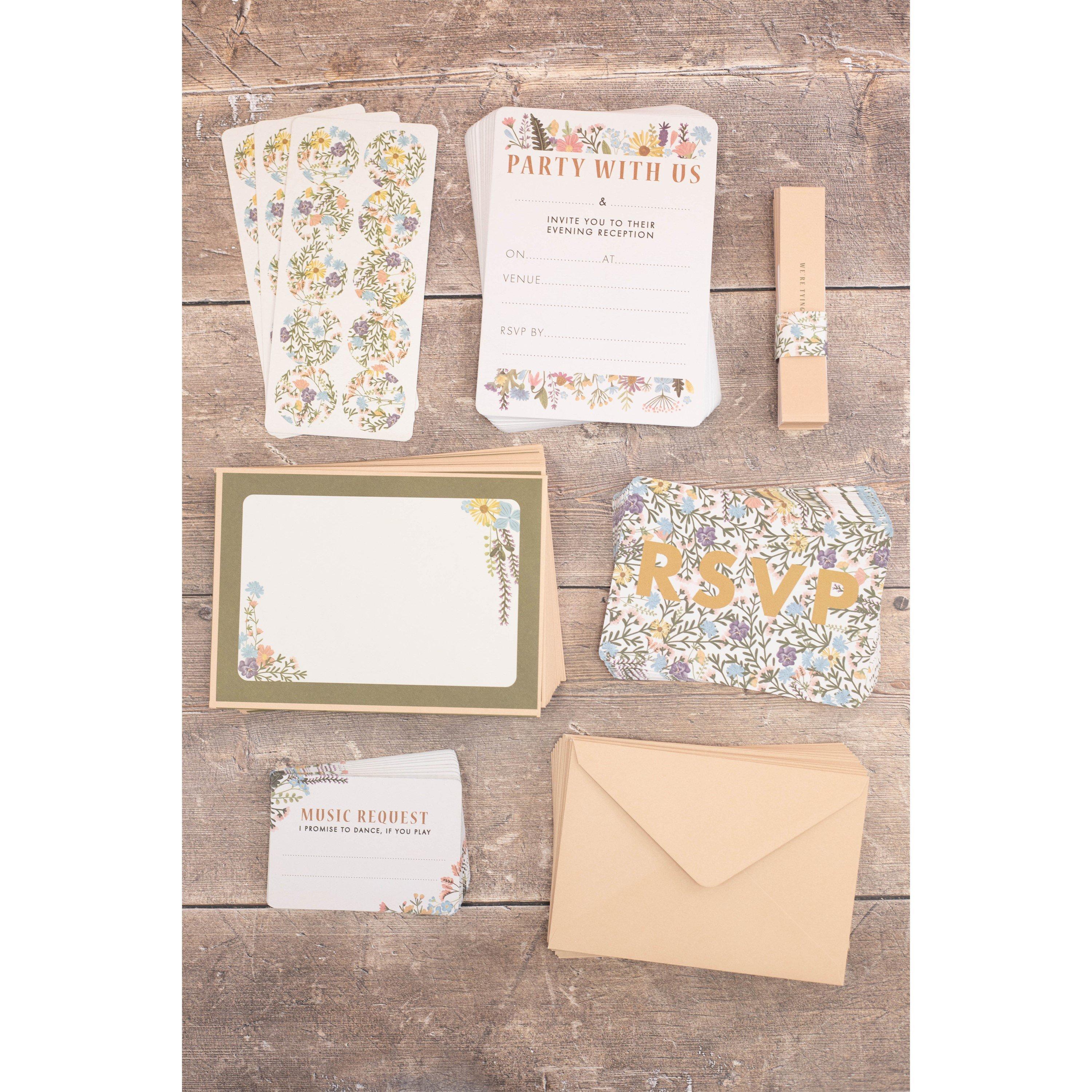 Multi - Crafters Companion - Evening Invitations - Amongst The Wildflowers - 2