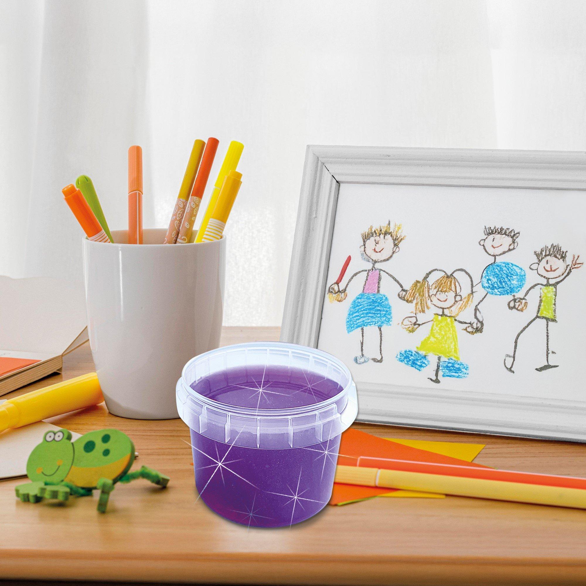 Multi - SES Creative - Slime - Purple glitter 140 g - 5