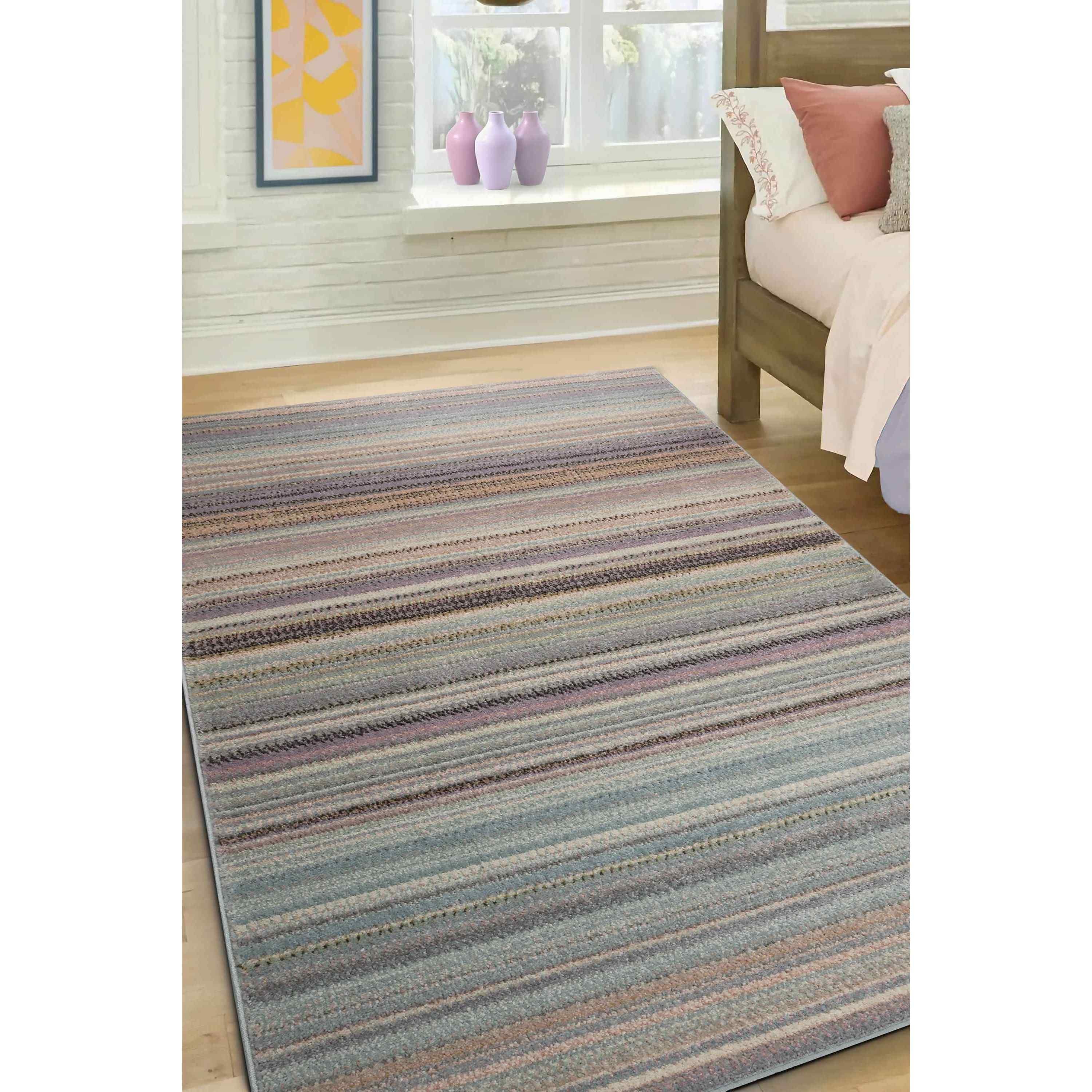 Pastel - Homemaker - Echo Pastel Stripe Rug - 2