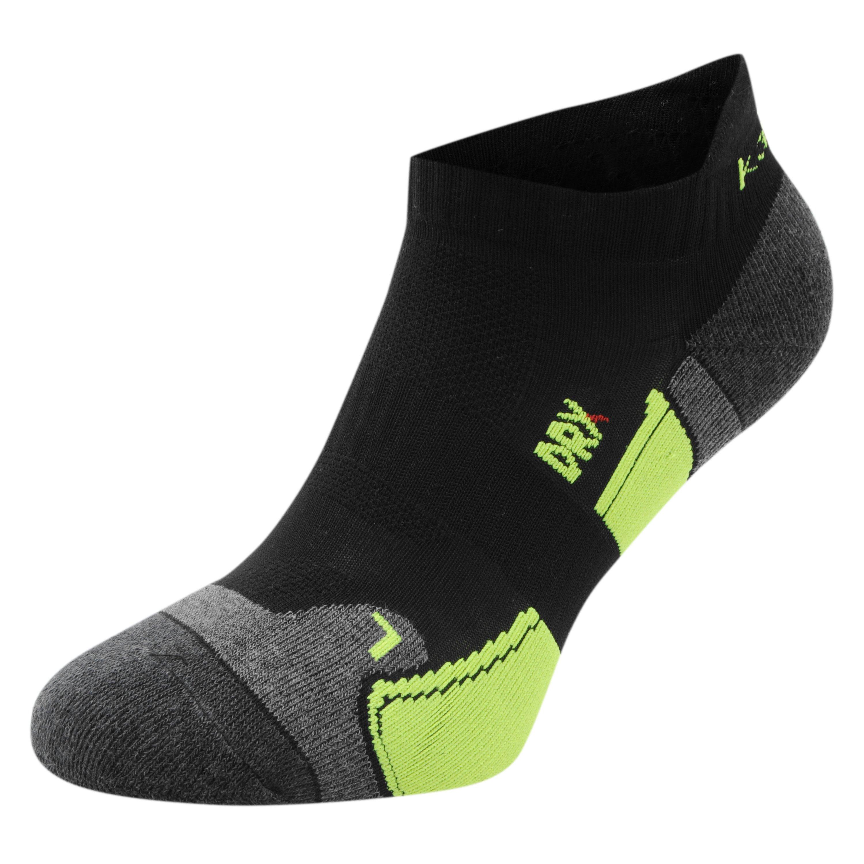 Black/Fluo - Karrimor - 2 Pack Running Socks Mens - 3