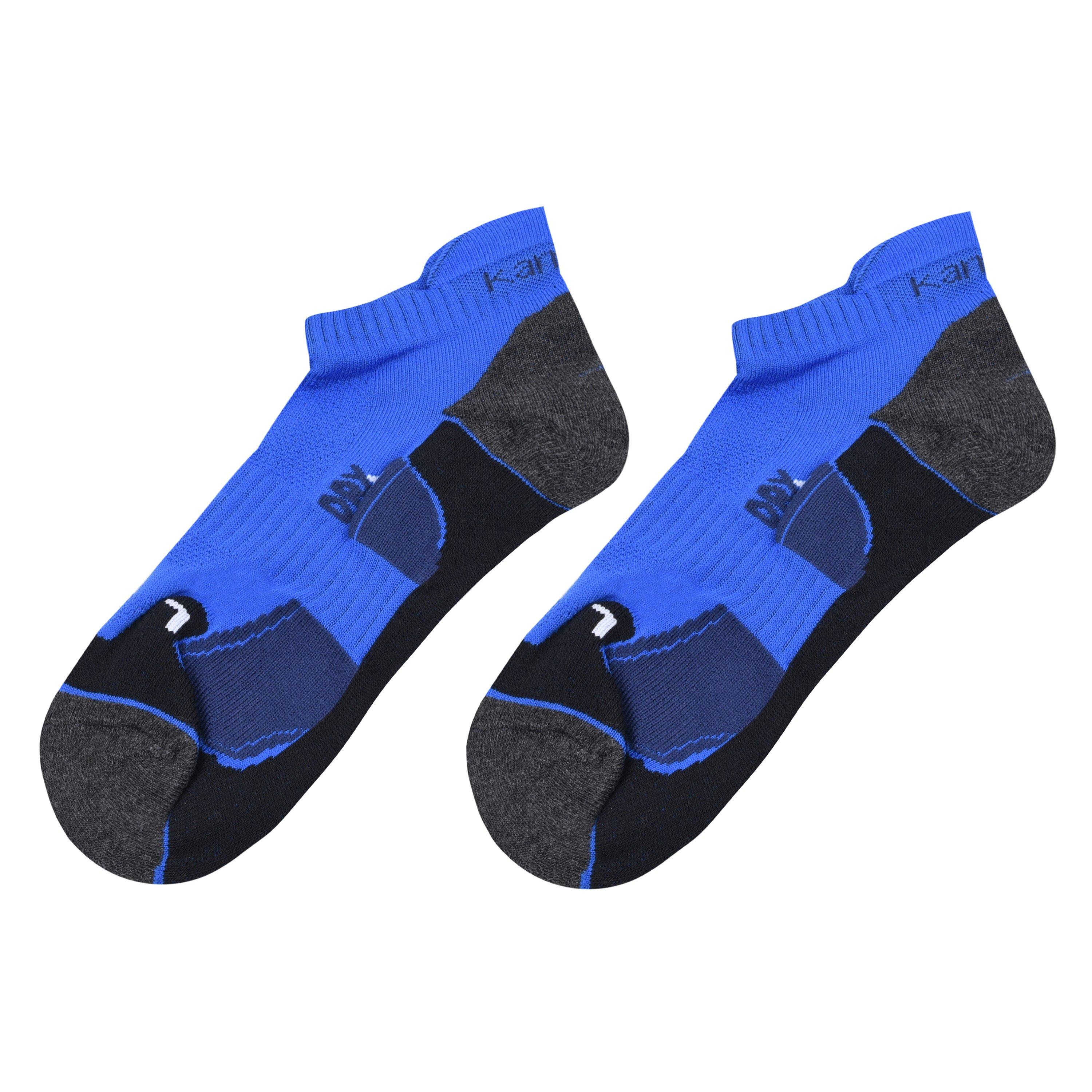 Karrimor Men's 2 Pack Running Socks - Blue/Navy - Mens 7-11