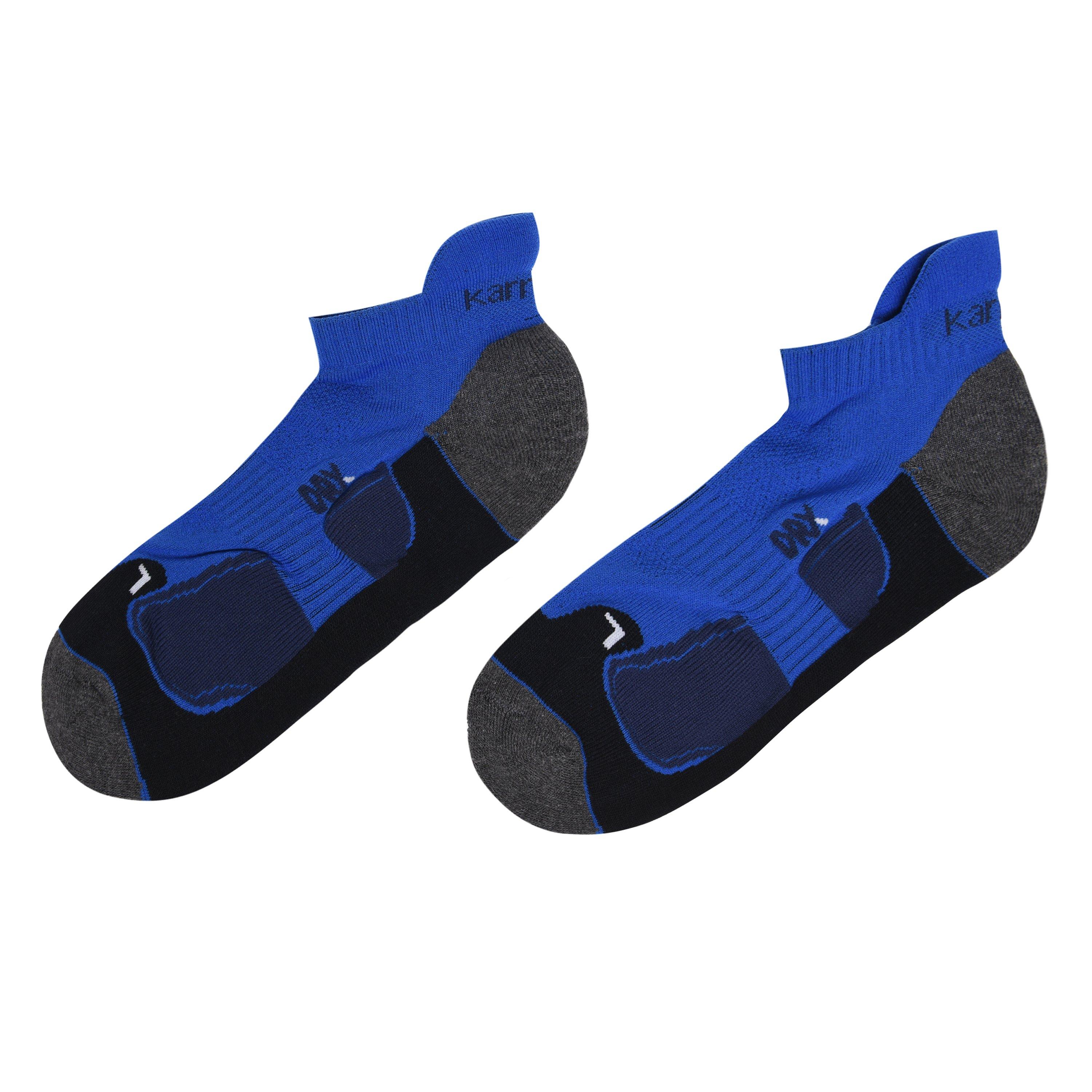 Karrimor Men's 2 Pack Running Socks - Blue/Navy - Mens 12+
