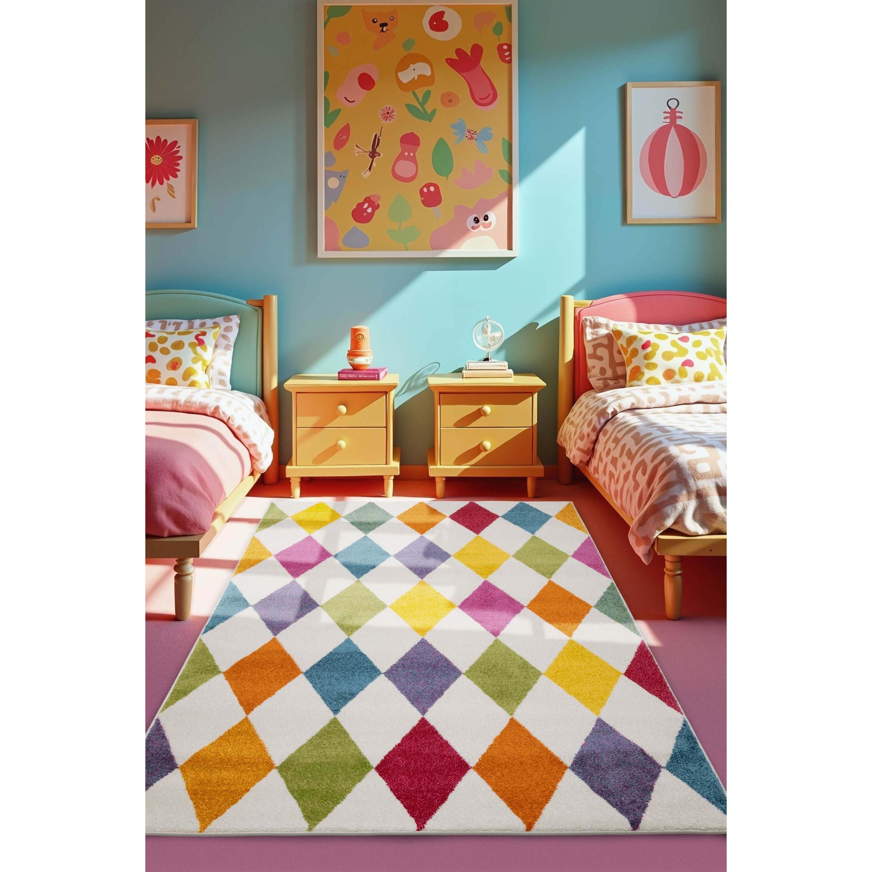 Multi - Homemaker - New Villa Harlequin Rug - 1