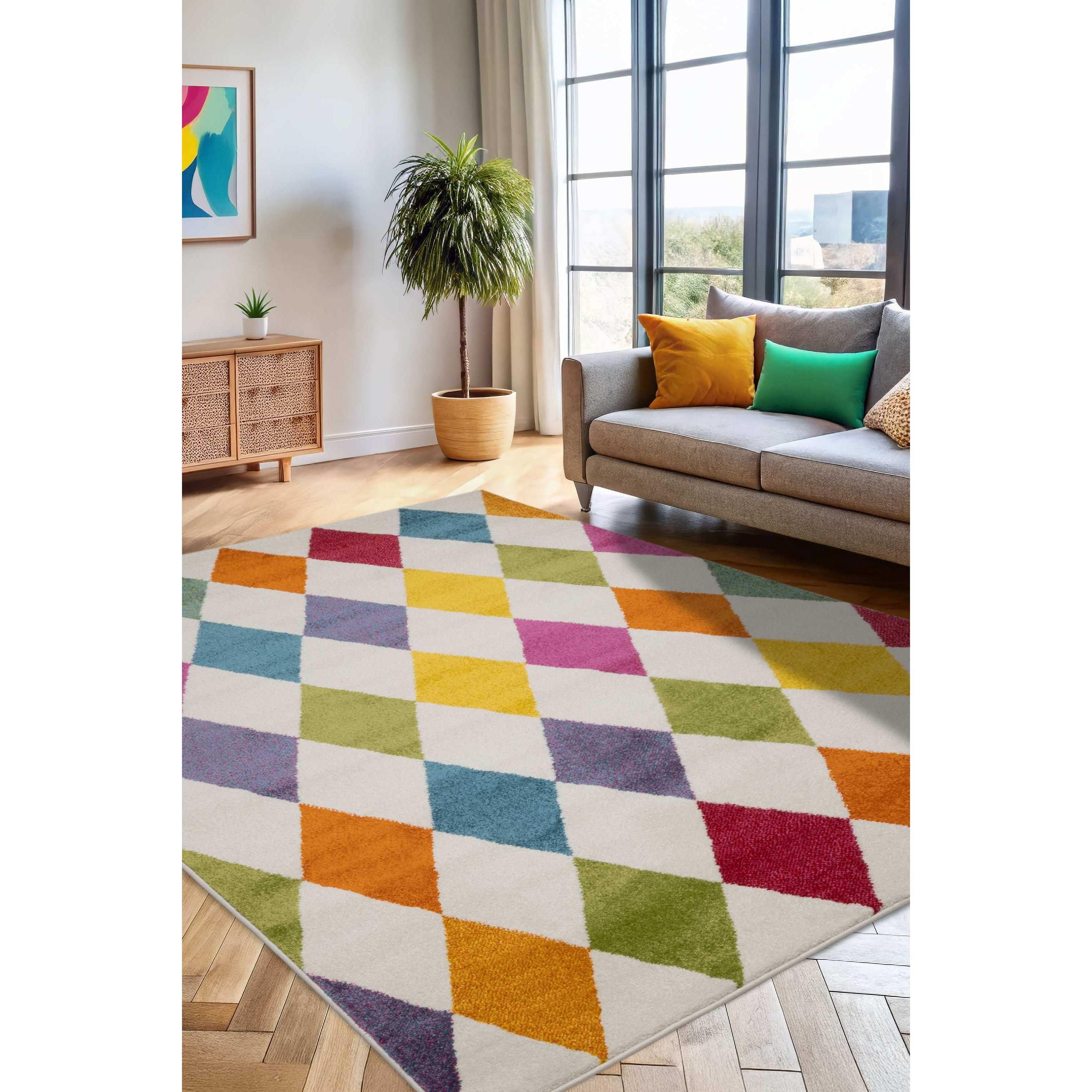 Multi - Homemaker - New Villa Harlequin Rug - 2