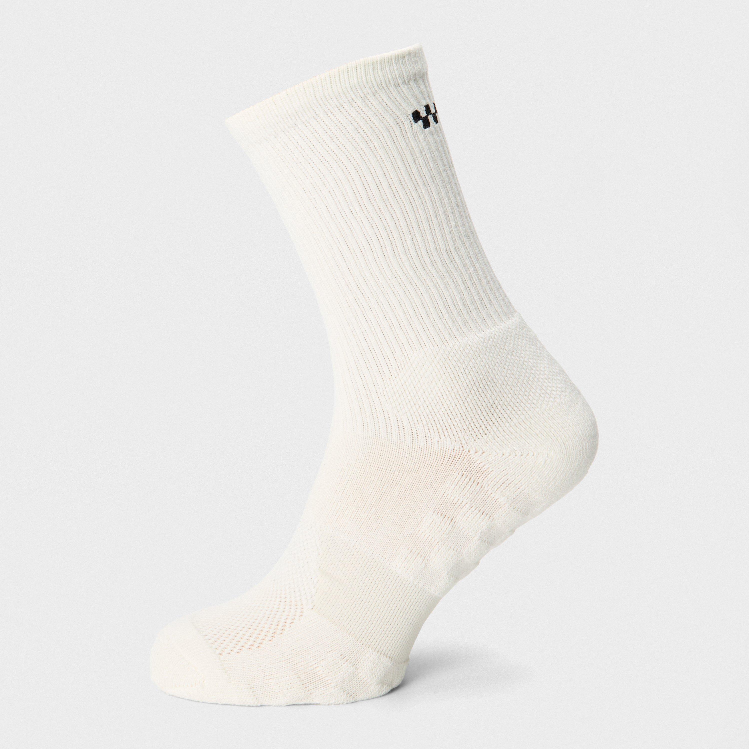 Marshmallow - Vans - Men's Skate Standard Marshmallow Crew Socks - 2