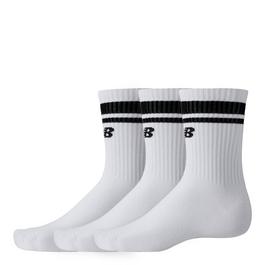 New Balance 3 Pack Striped Crew Socks