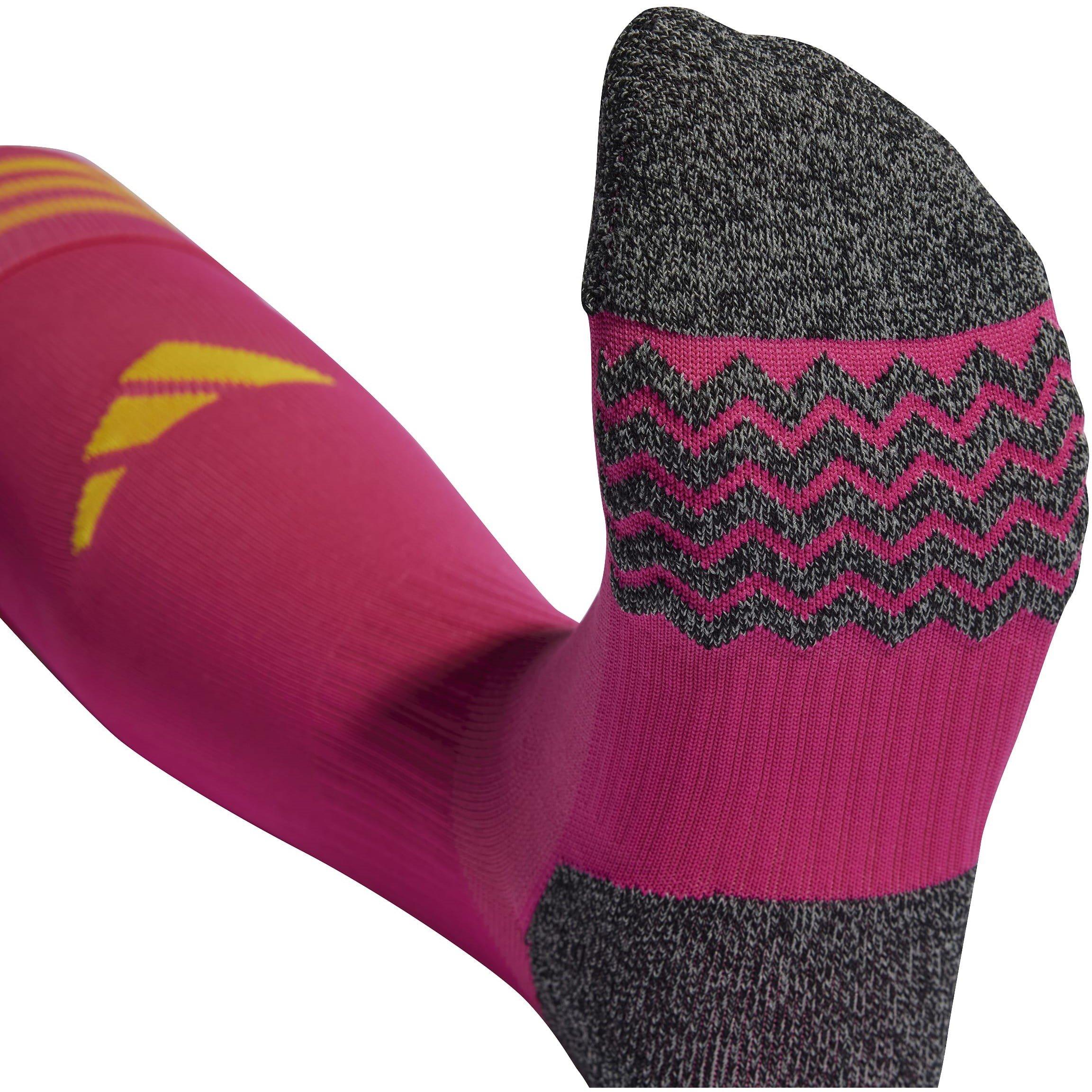 Magenta/Gelb - adidas - Socks Juniors - 3