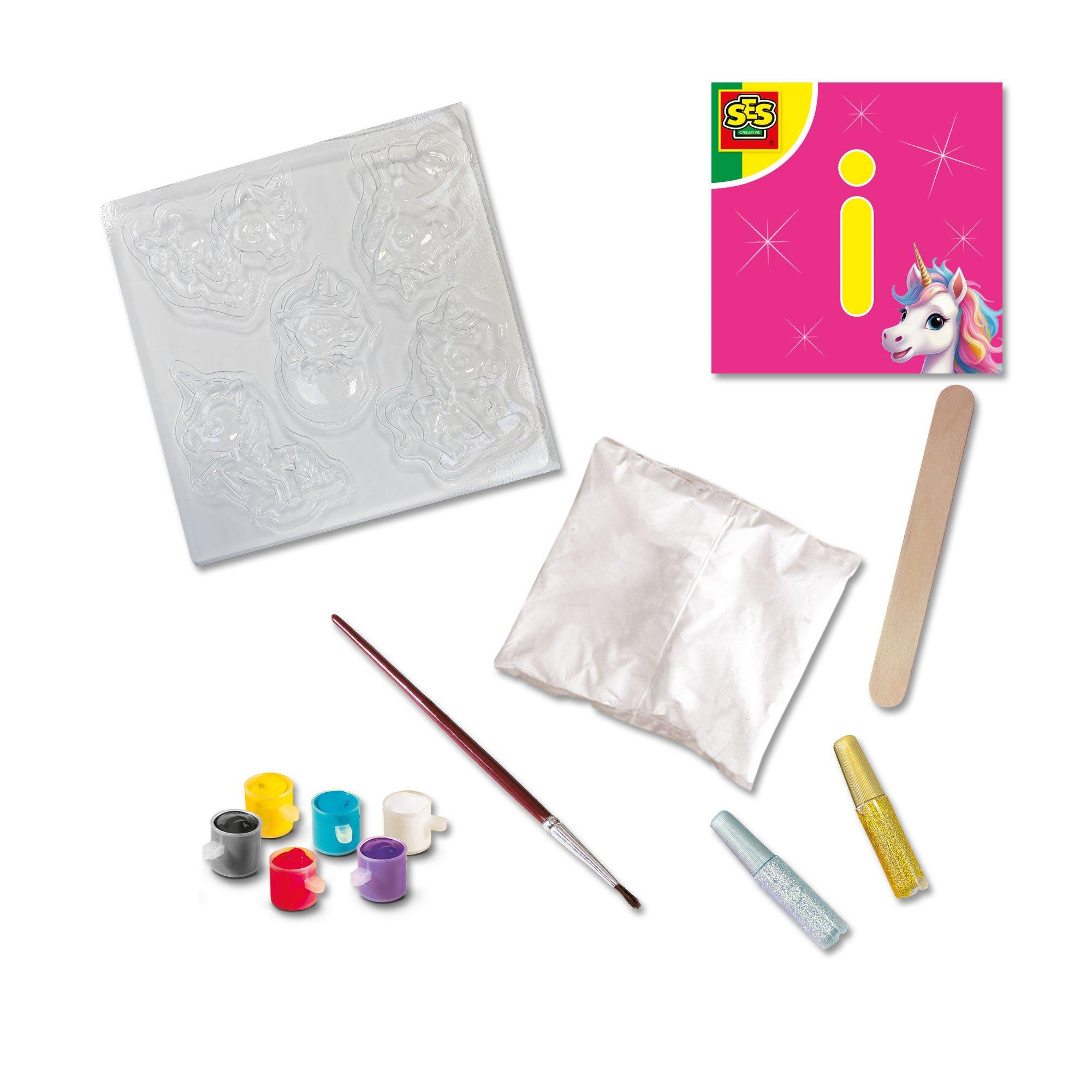 Ses Creative  Kids Unicorn - Casting And Painting - Baby Unicorns - 