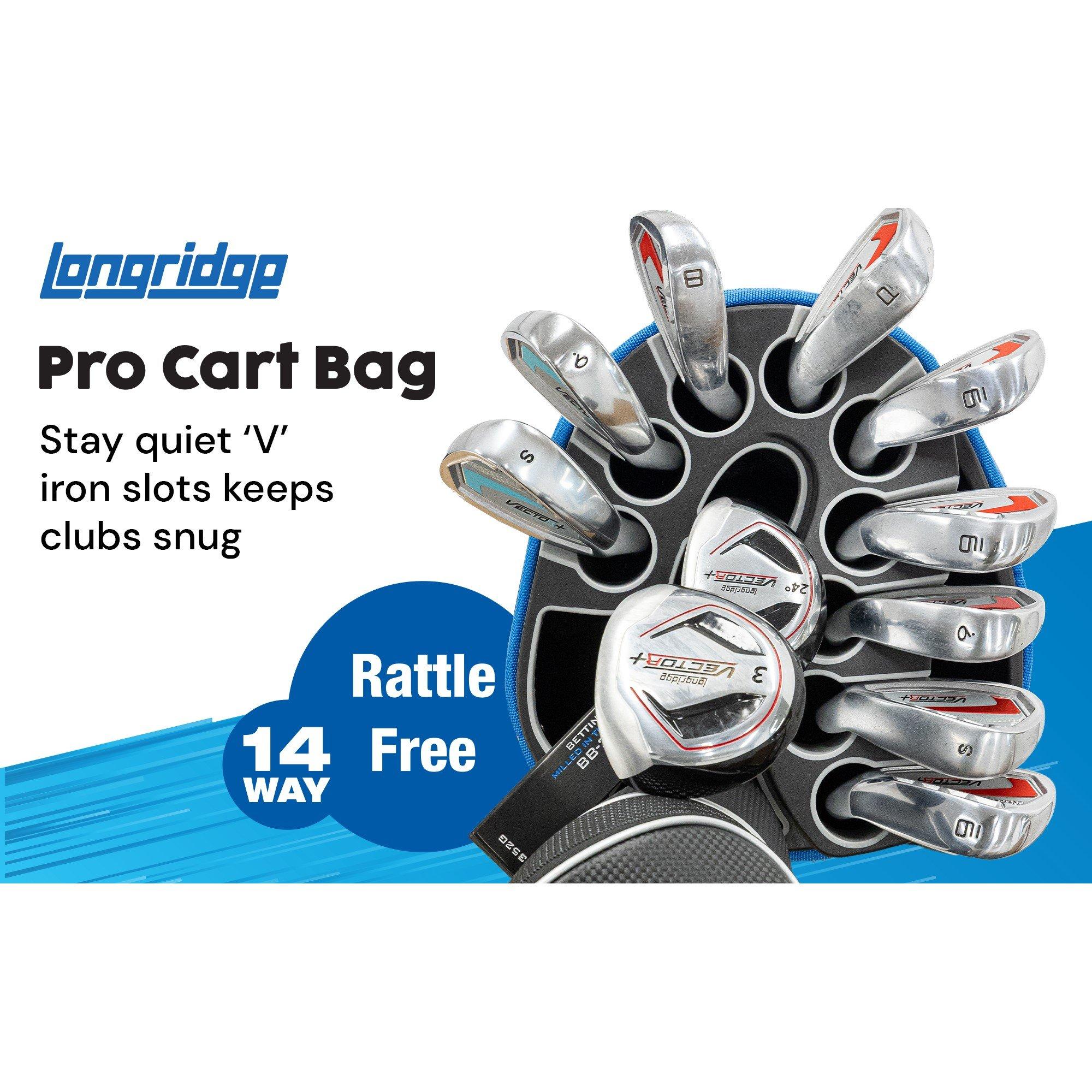 Black/White - Longridge - LONGRIDGE PRO CART BAG - 8