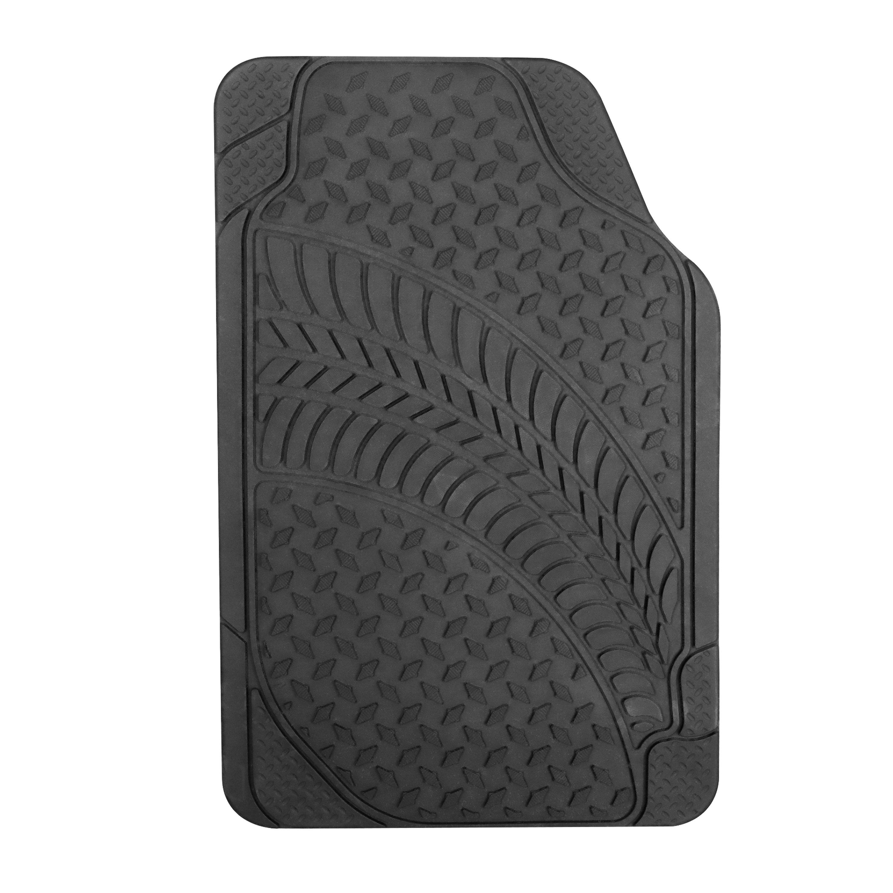 Black - Streetwize - Tyre Tread Car Mat - 2