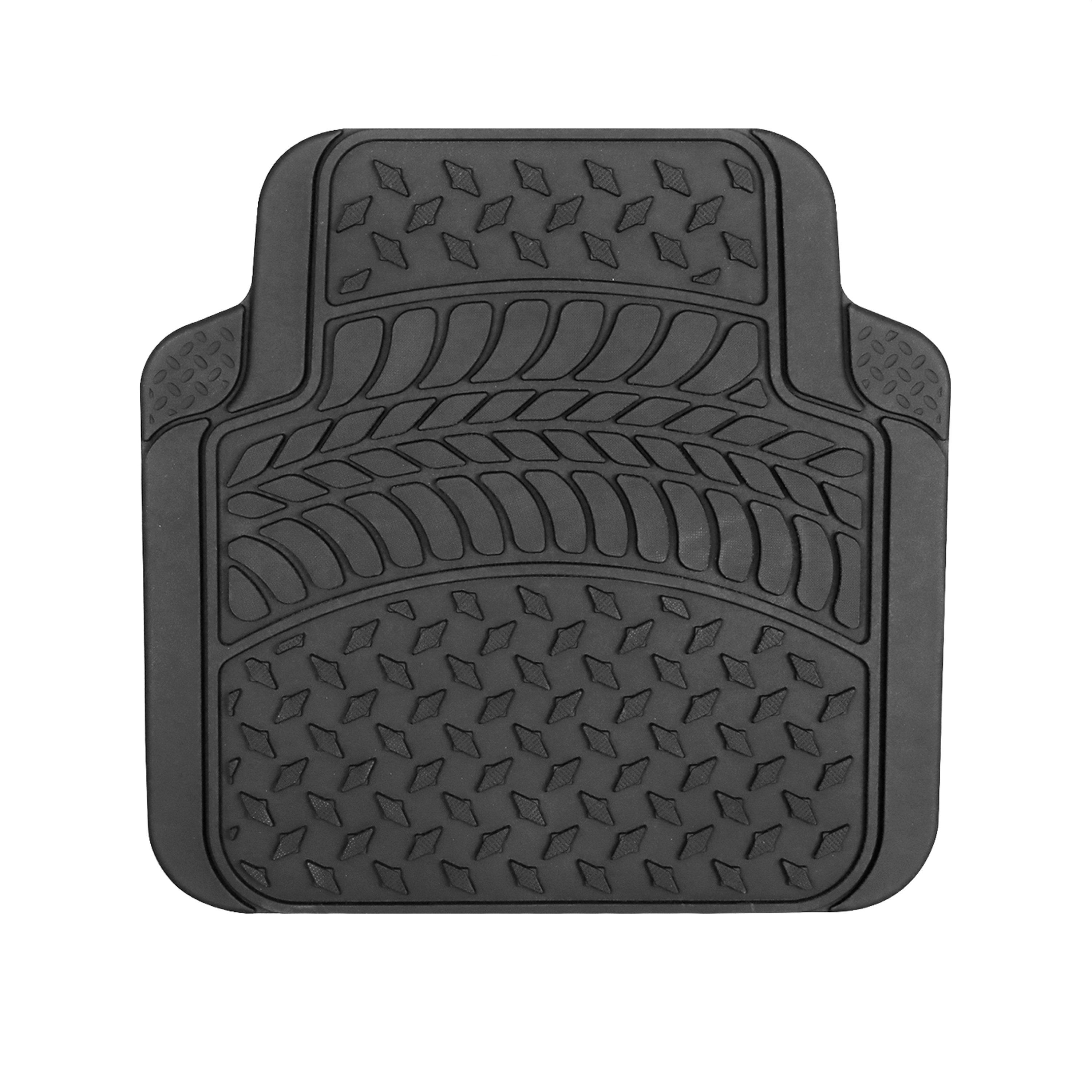 Black - Streetwize - Tyre Tread Car Mat - 3