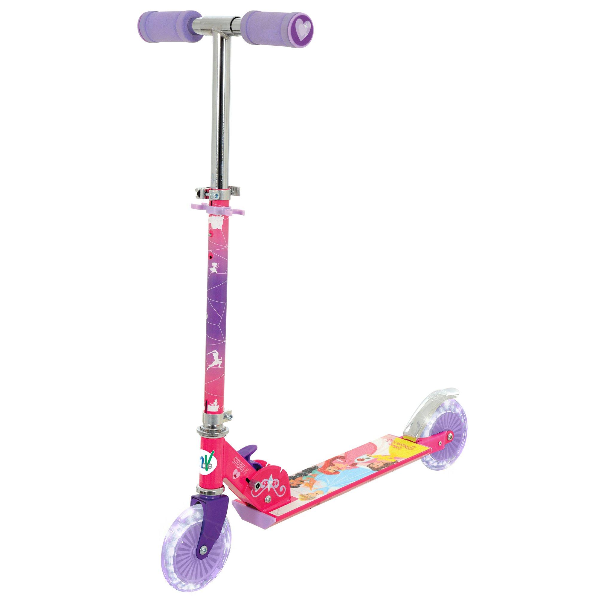 Multicoloured - Disney - Disney Princess Folding Scooter with LED Wheels - 1