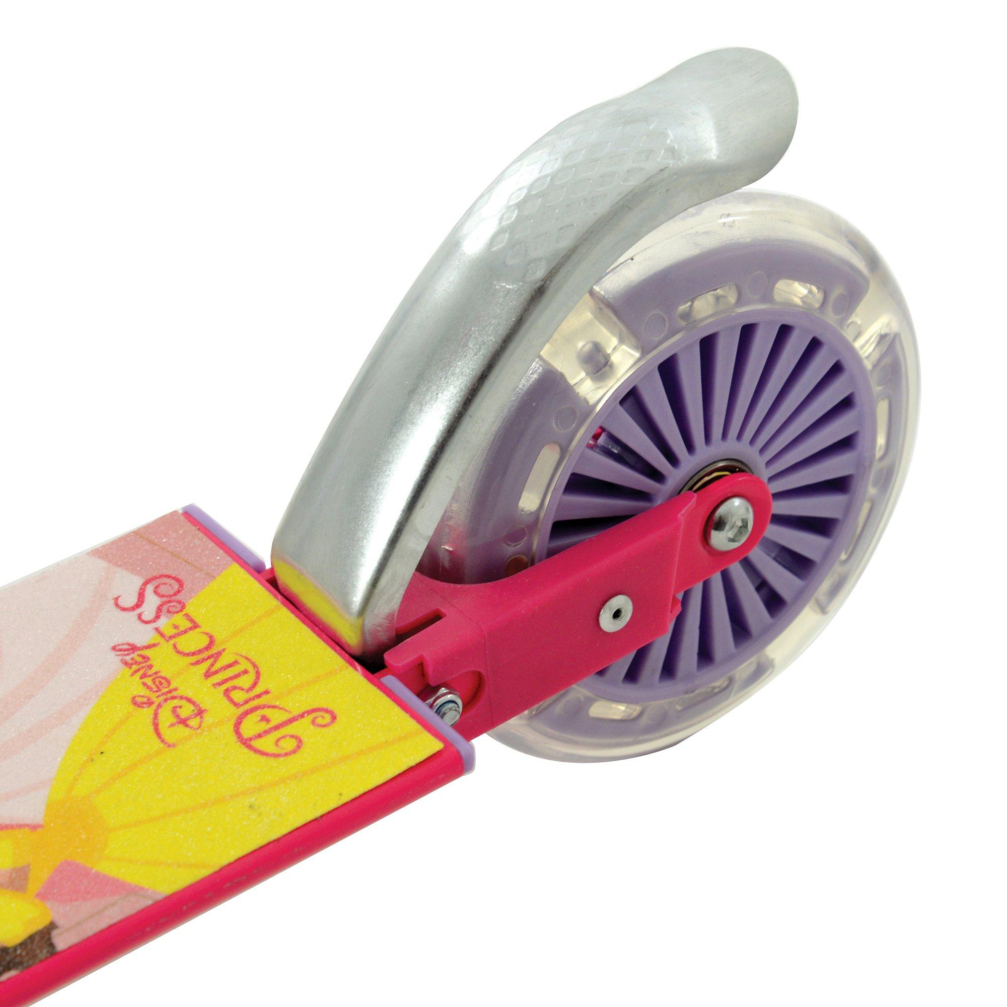 Multicoloured - Disney - Disney Princess Folding Scooter with LED Wheels - 6