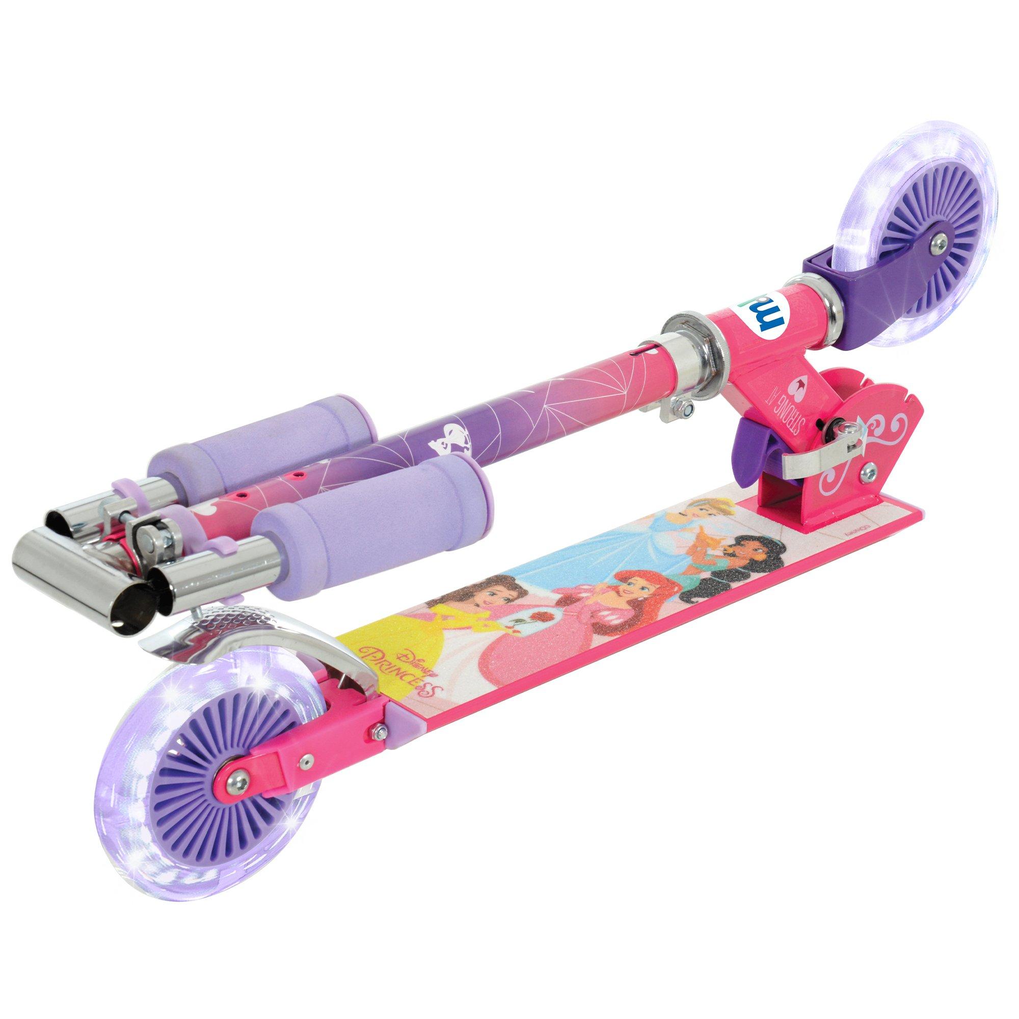 Multicoloured - Disney - Disney Princess Folding Scooter with LED Wheels - 7
