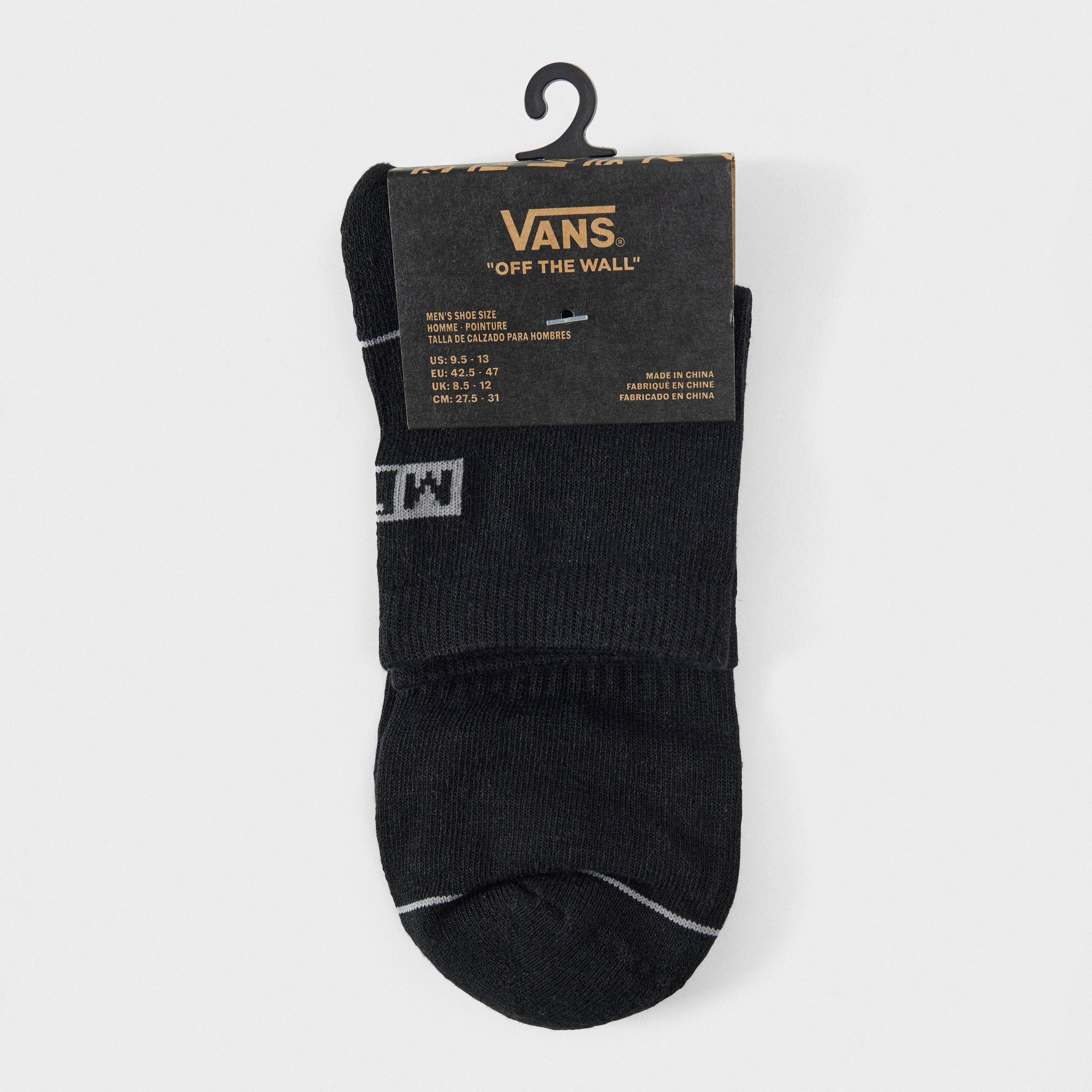Black - Vans - Men's Open Space Black Ankle Sock - 2