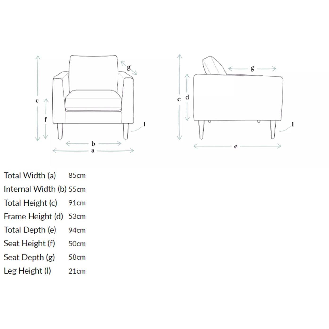 Navy - Jack Wills - Jude Armchair in Velvet - 2