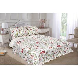 Emma Barclay Poppy - Quilted Patchwork Bedspread Set