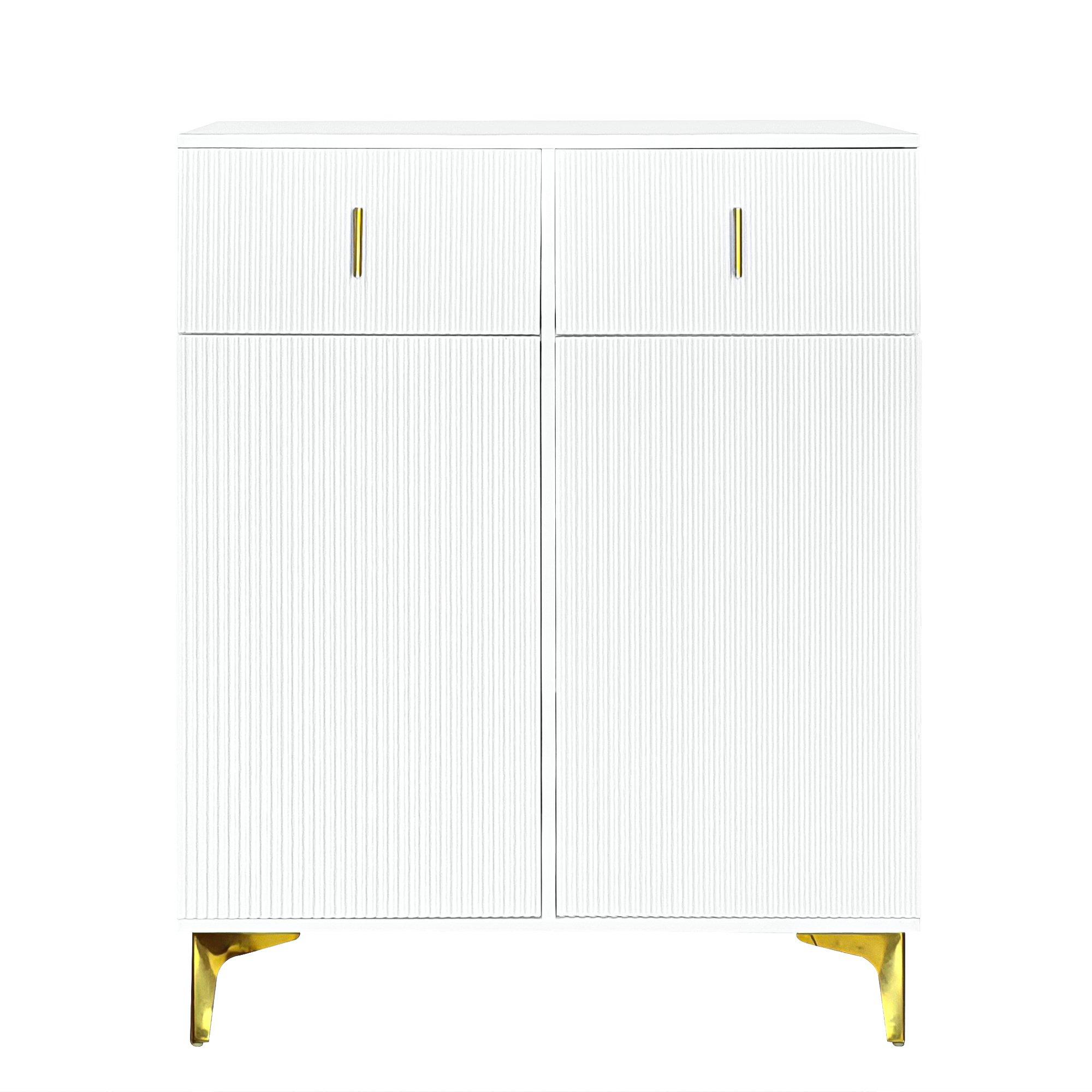 White - Urban Meuble - Modern Cabinet Black Storage Design - 2