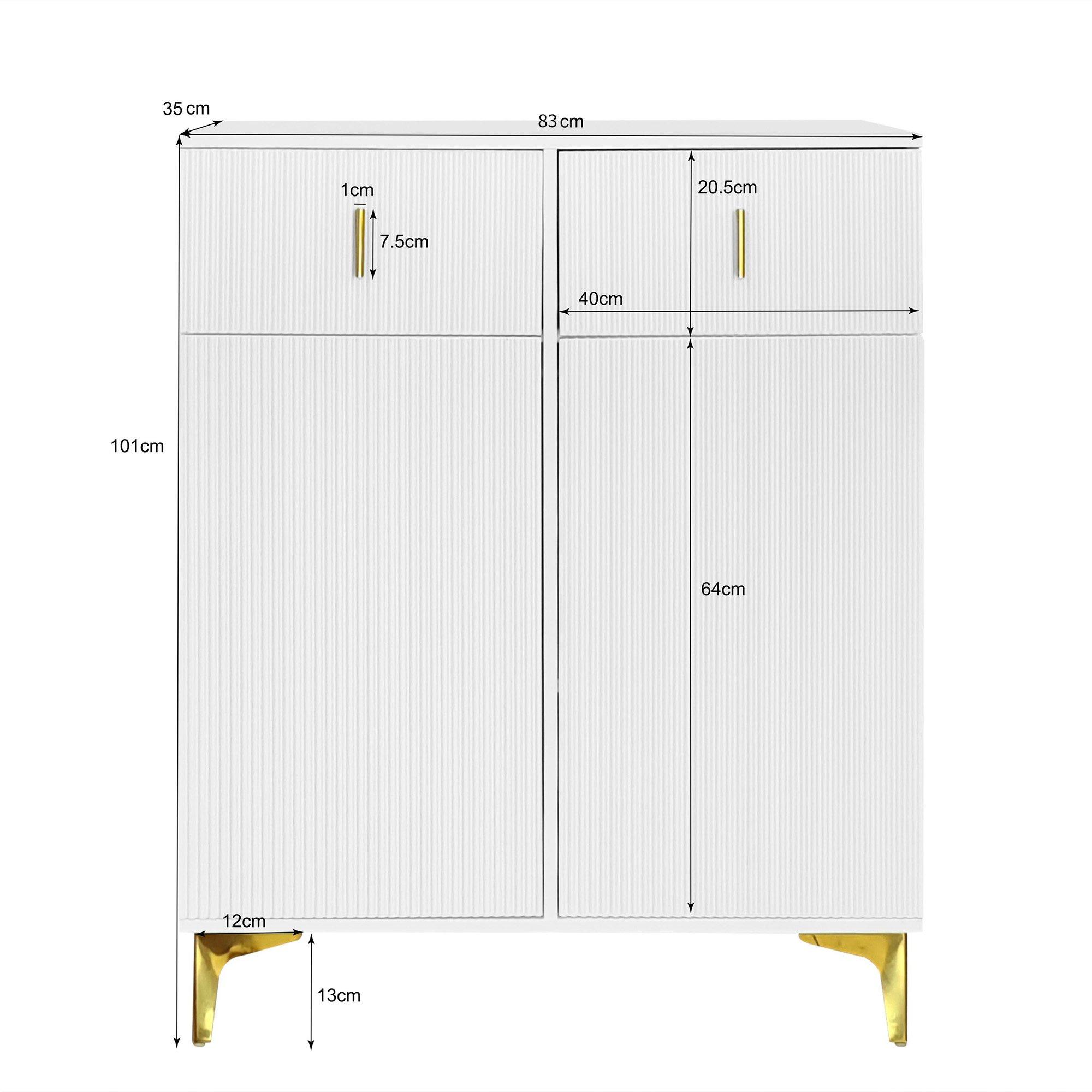 White - Urban Meuble - Modern Cabinet Black Storage Design - 5