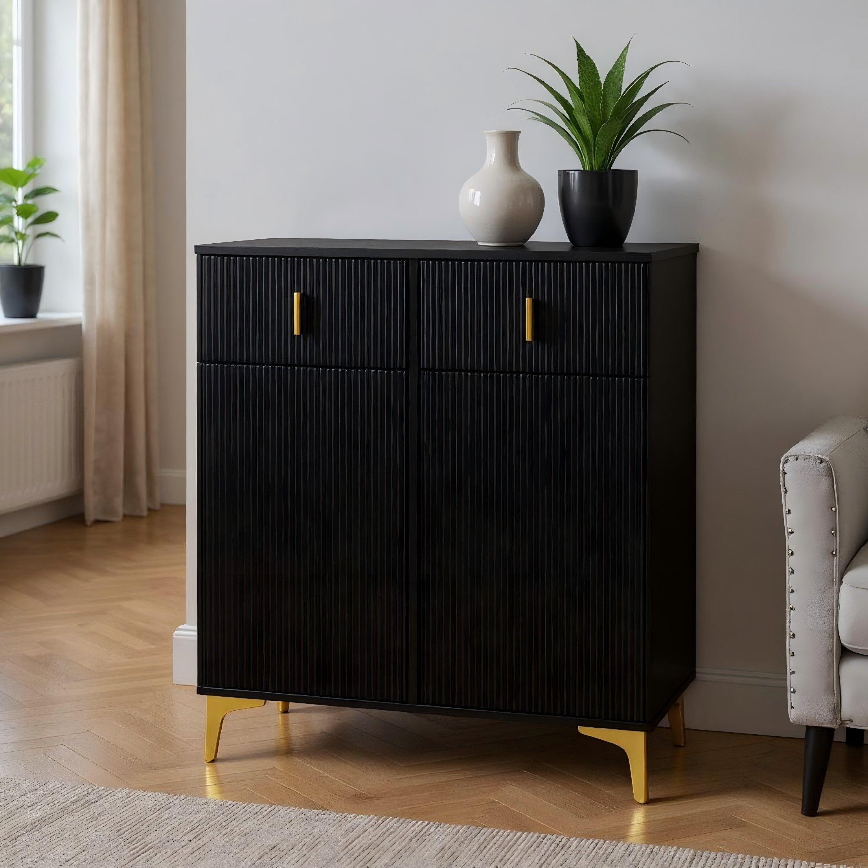 Urban Meuble  Modern Cabinet Storage Design Black
