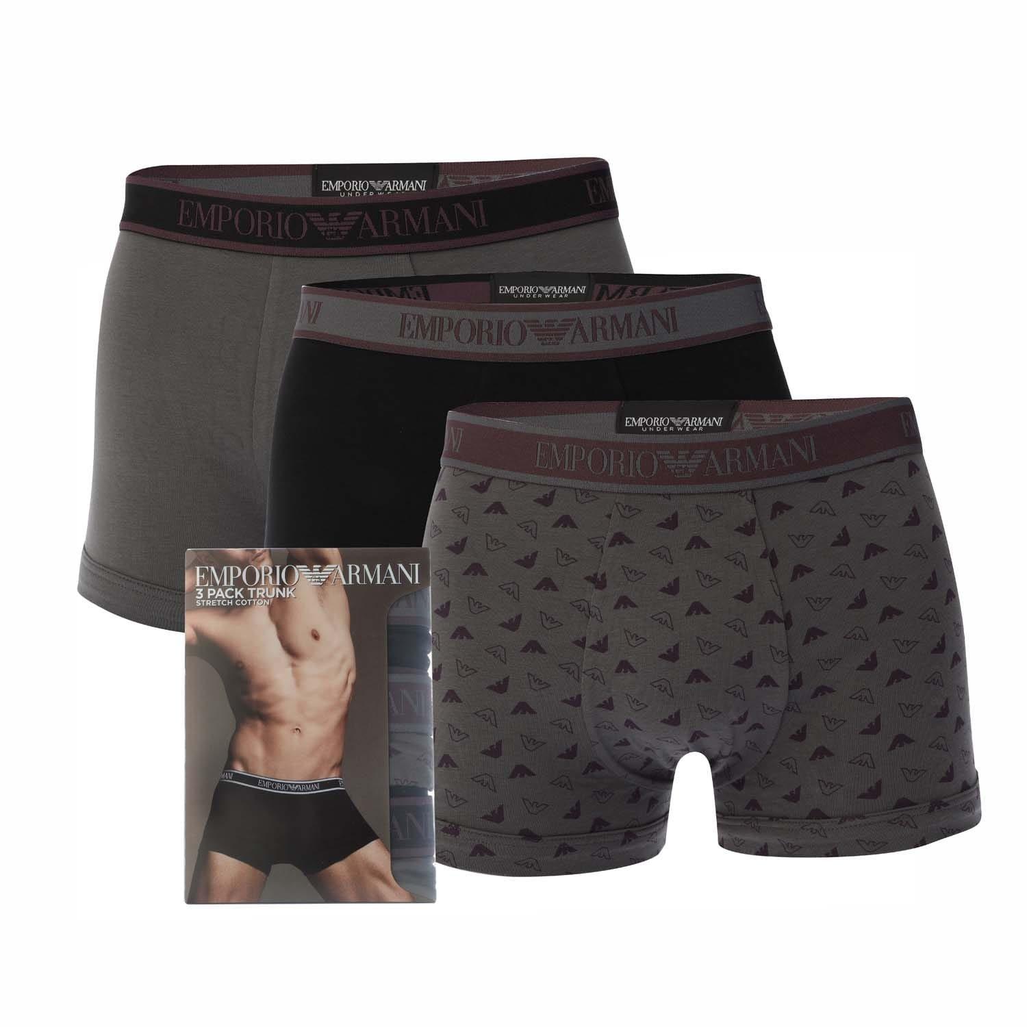 Various - Emporio Armani - 3 Pack of Core Logo Trunks