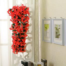 LIFE IDEAS Decorative Wall Hanging Artificial Violet Vine