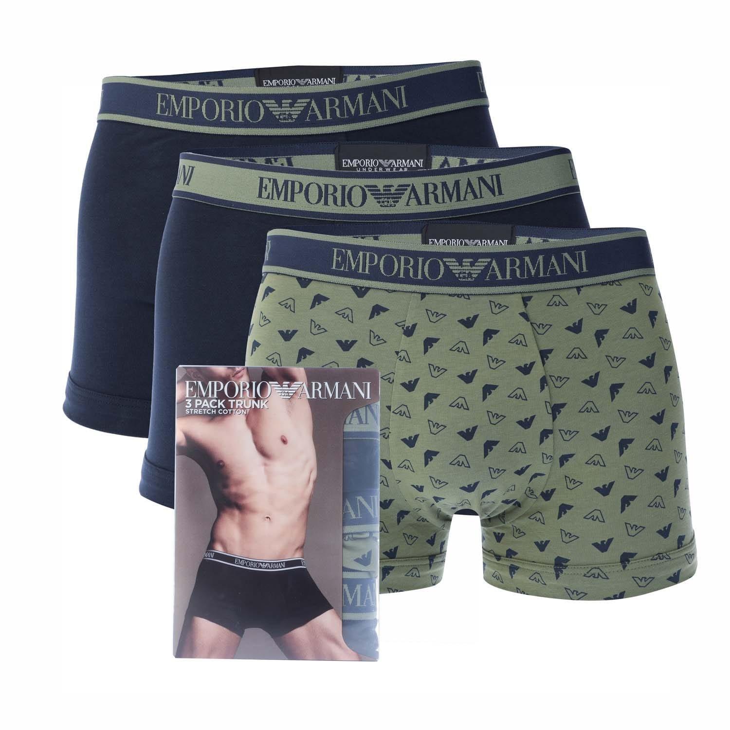 Various - Emporio Armani - 3 Pack of Core Logo Trunks