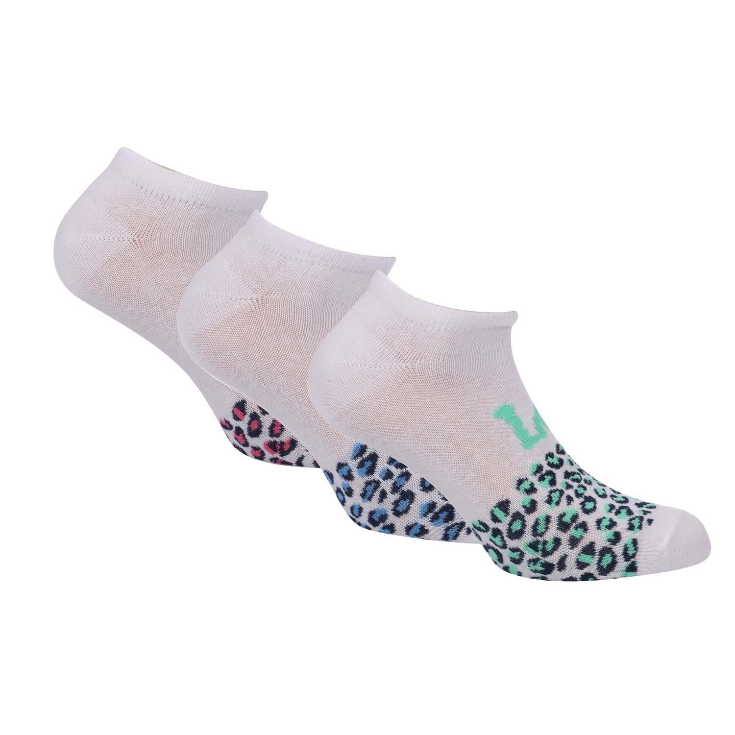 Lee Women's 3 Pack Of Trainer Liner Socks - White - 4-7