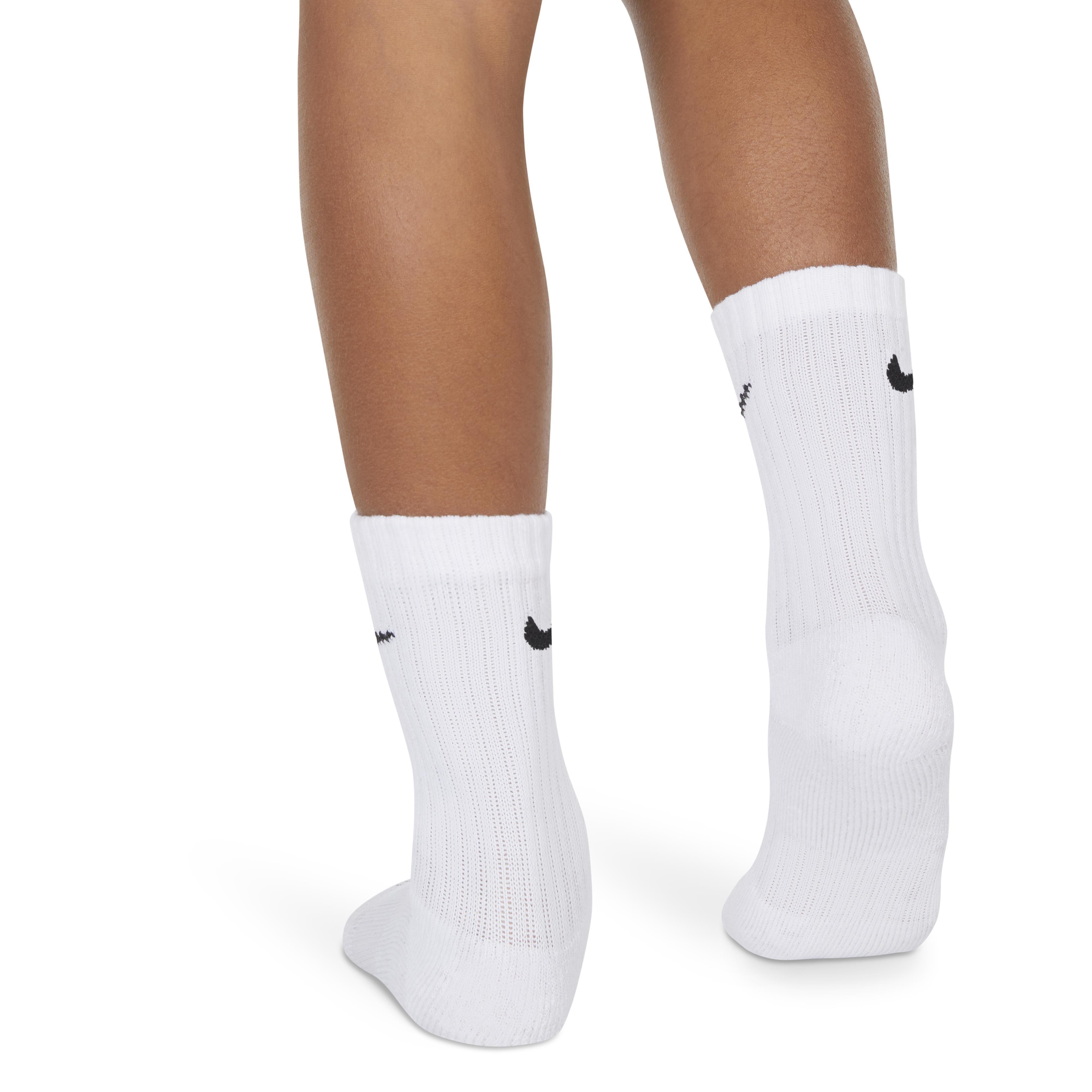 Bijela - Nike - 6Pk Dri-Fit Crew Sock Childs - 3
