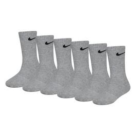 Nike 6Pk Dri Fit Crew Sock Childs