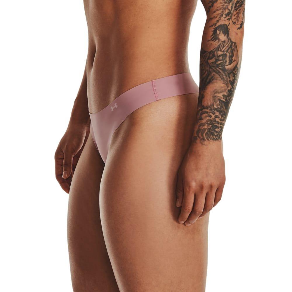 Pink - Under Armour - Pure Stretch Thong 3 Pack - 3