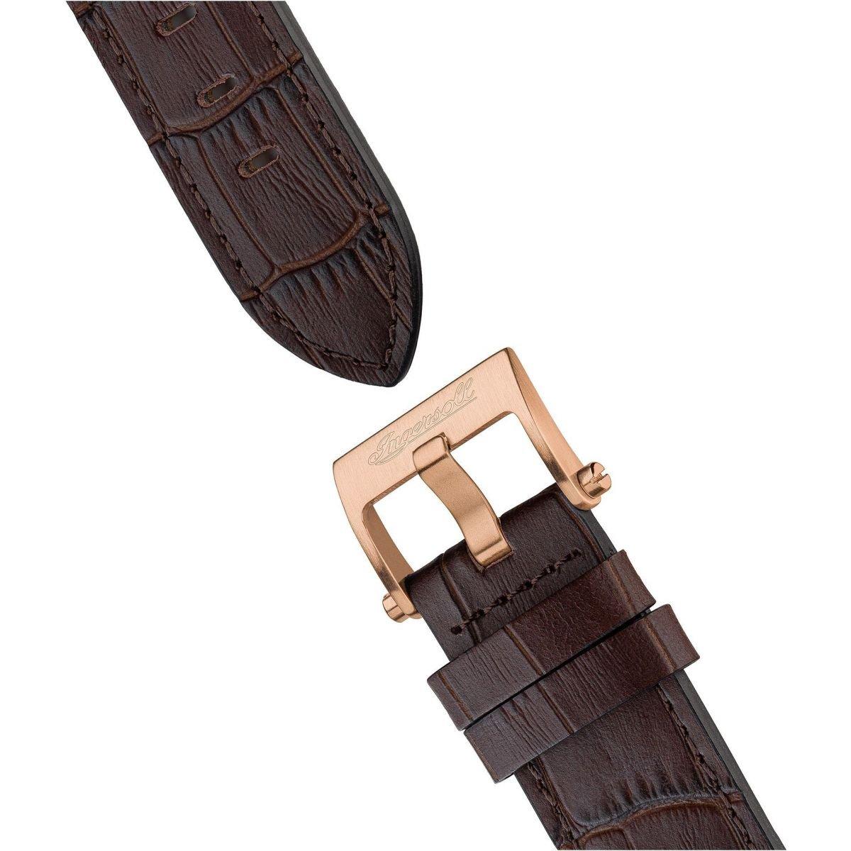 Ružičasto zlatna crna - Ingersoll 1892 - Catalina Brown Rose Gold Watch I12505 - 2