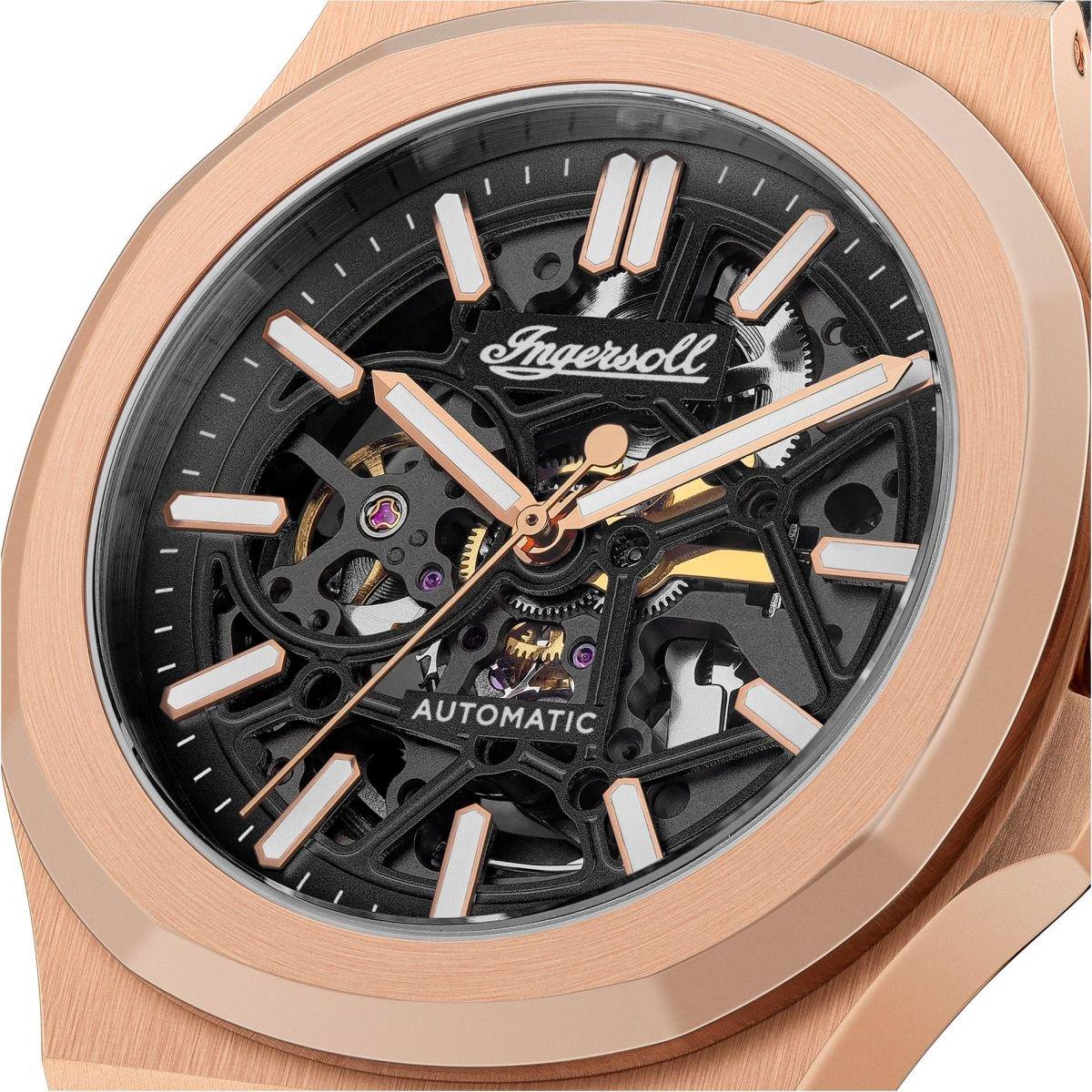 Ružičasto zlatna crna - Ingersoll 1892 - Catalina Brown Rose Gold Watch I12505 - 4