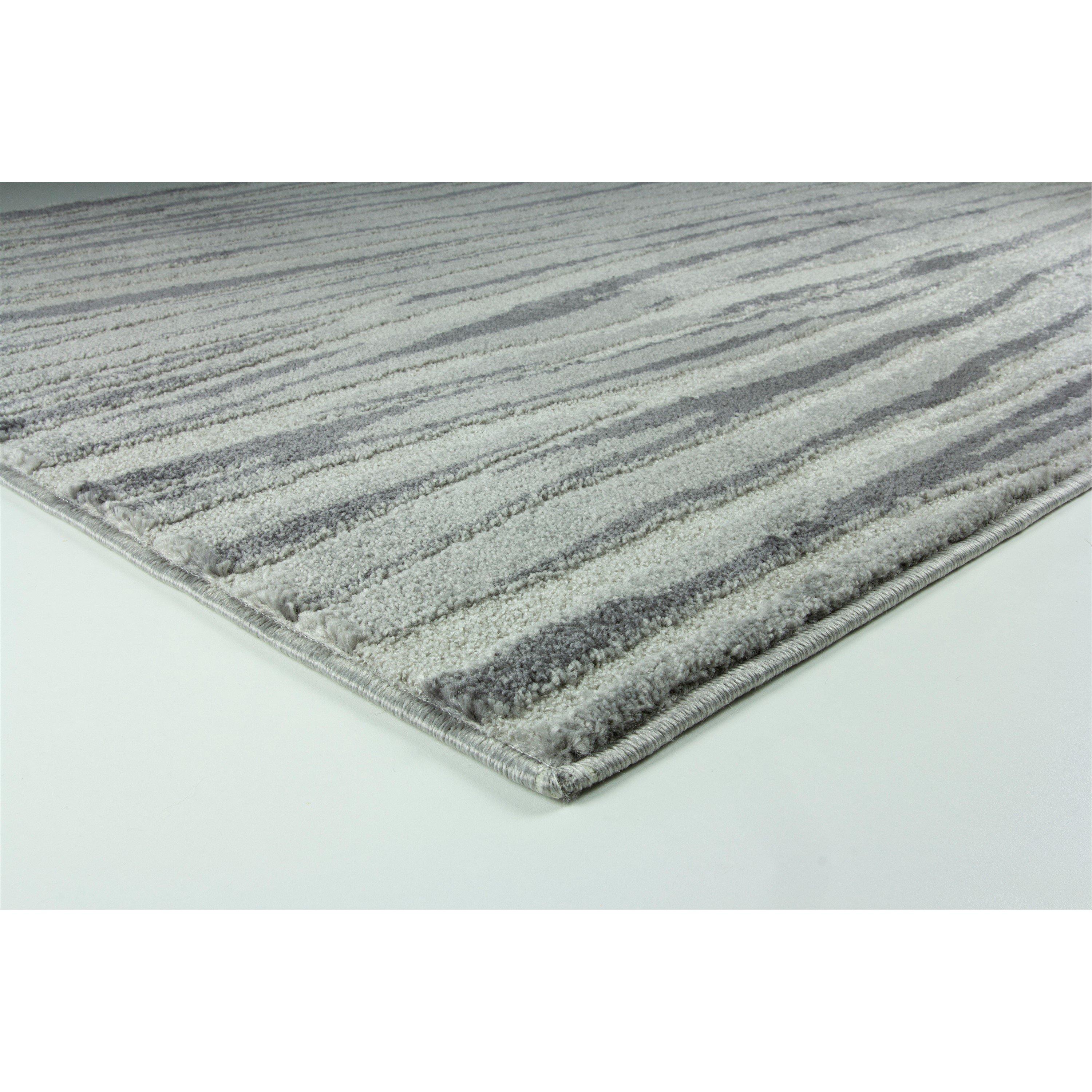 Grey - Arthouse - Rhythm Willow Grey 160 x 230cm Rug - 2