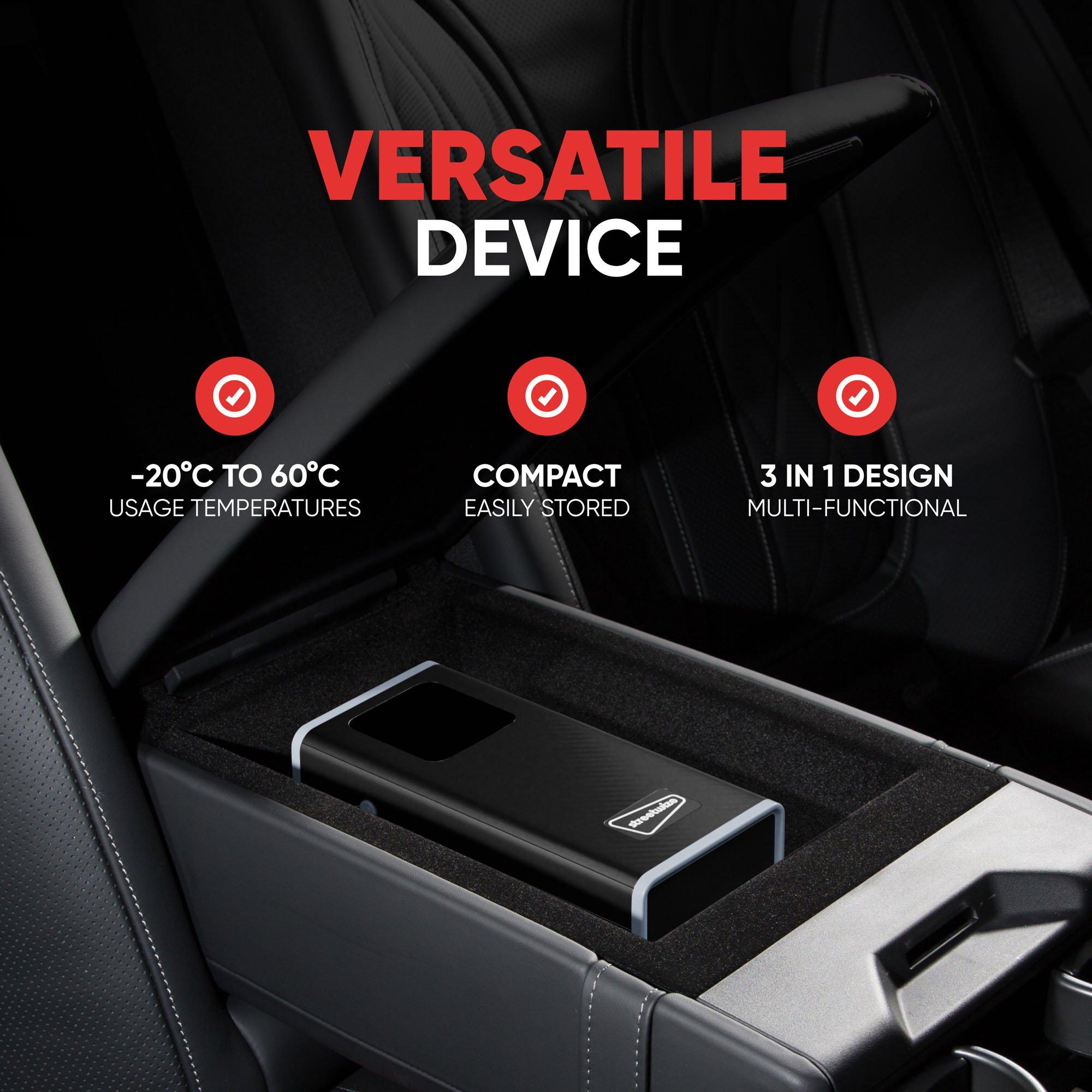 Black - Streetwize - Emergency Jump Starter & Portable Power Bank - 5