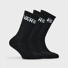 Vans Classic Crew Sock Black/White Boys