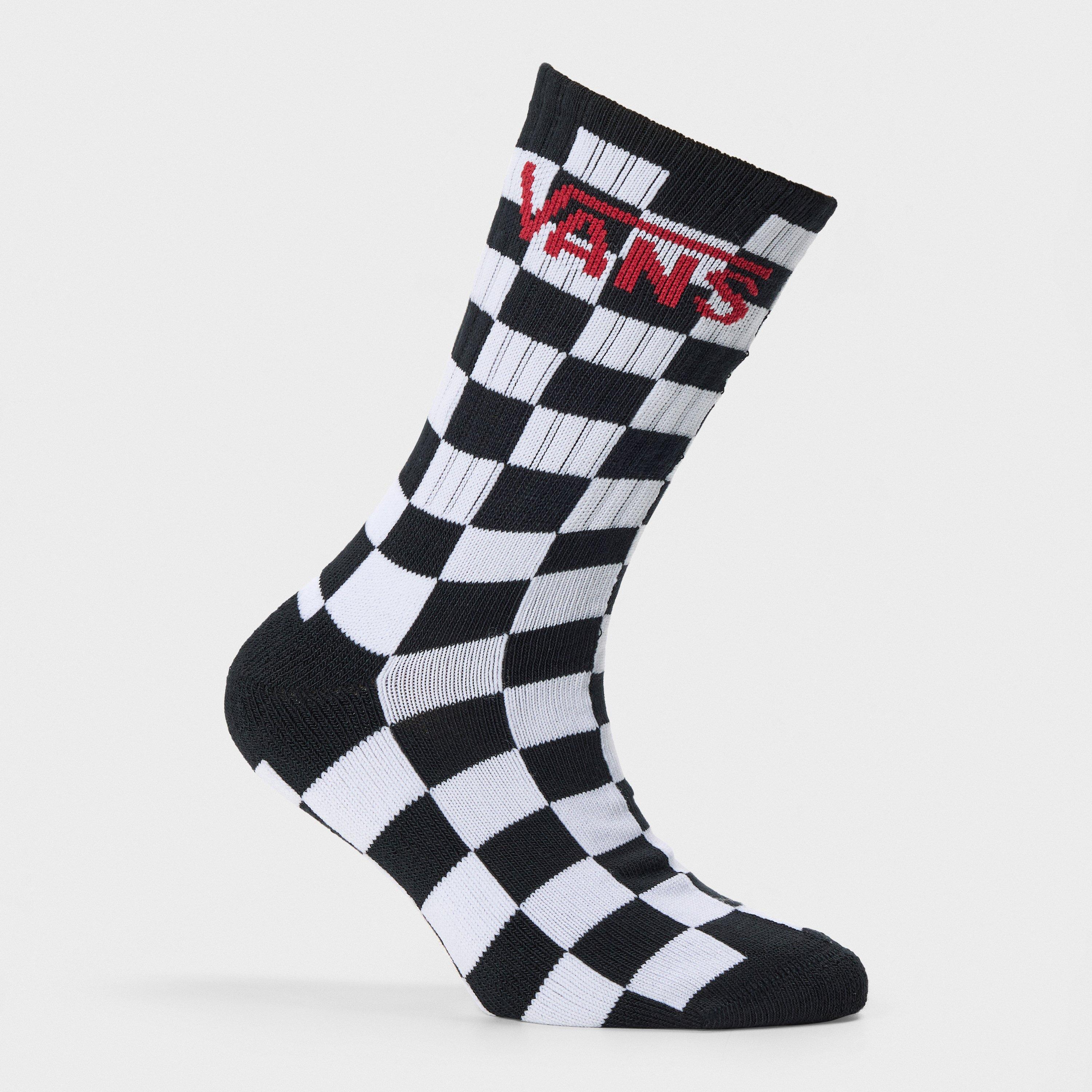 Zwart/Wit - Vans - Classic Black/White Crew Sock - 3