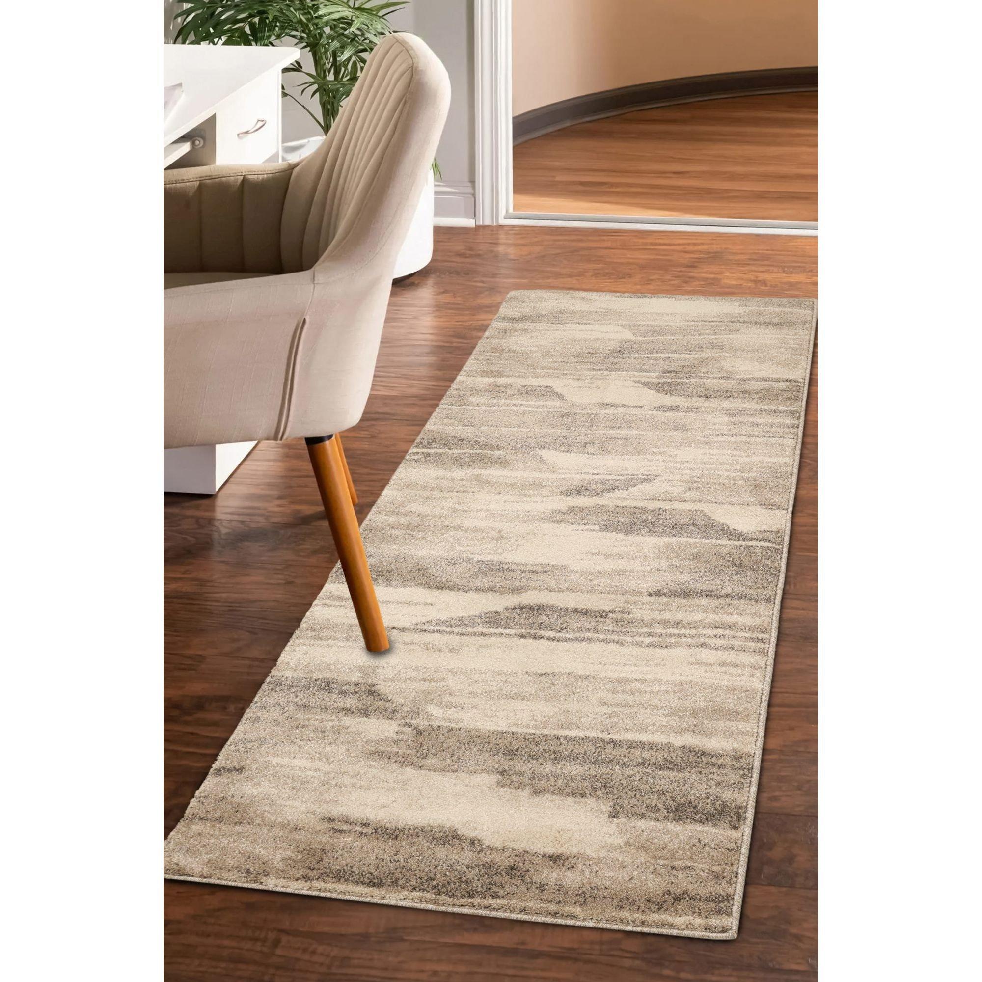 The Homemaker Rugs Collection Natural Freya Abstract Runner - Image 2