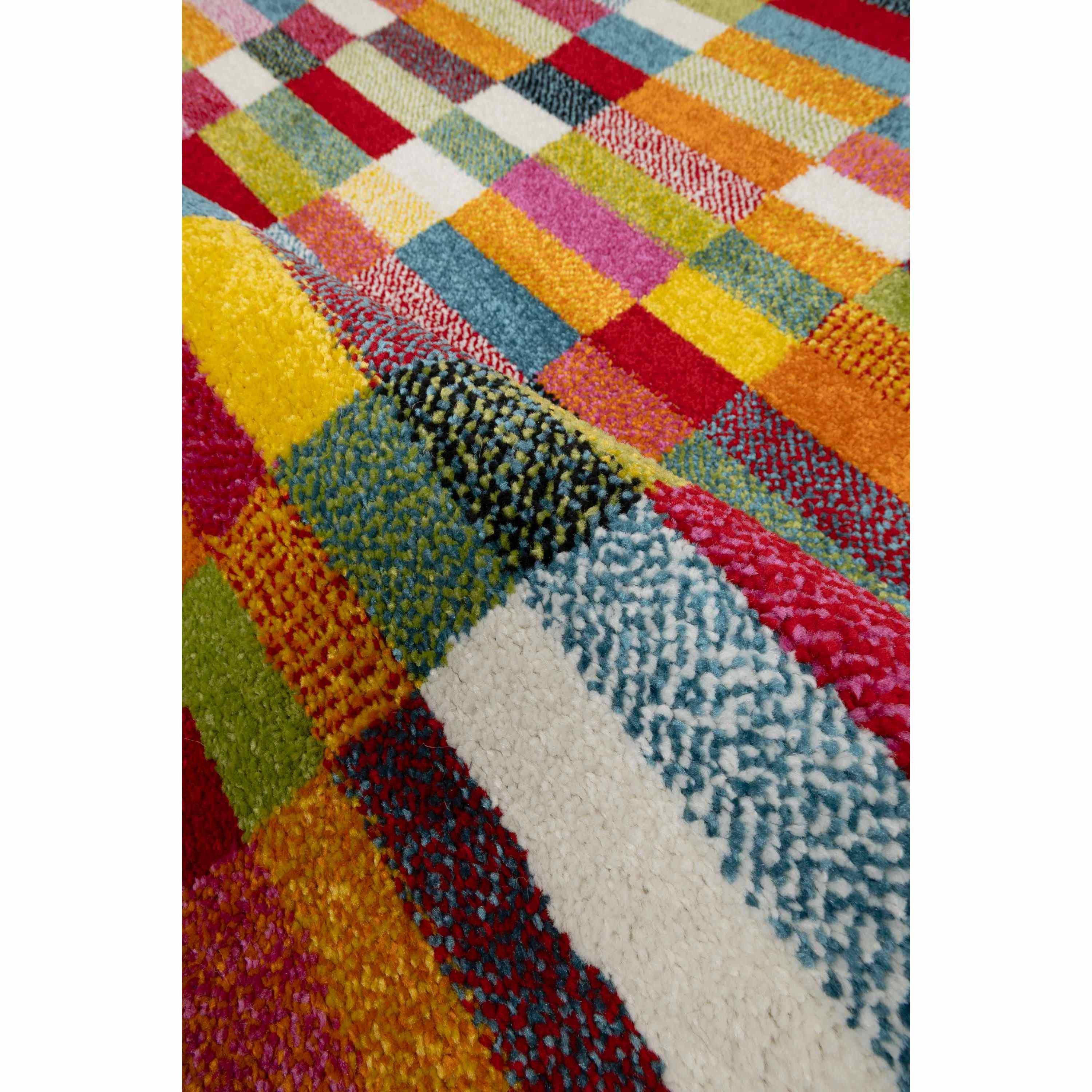 Multi - Homemaker - New Villa Broken Blocks Rug - 3