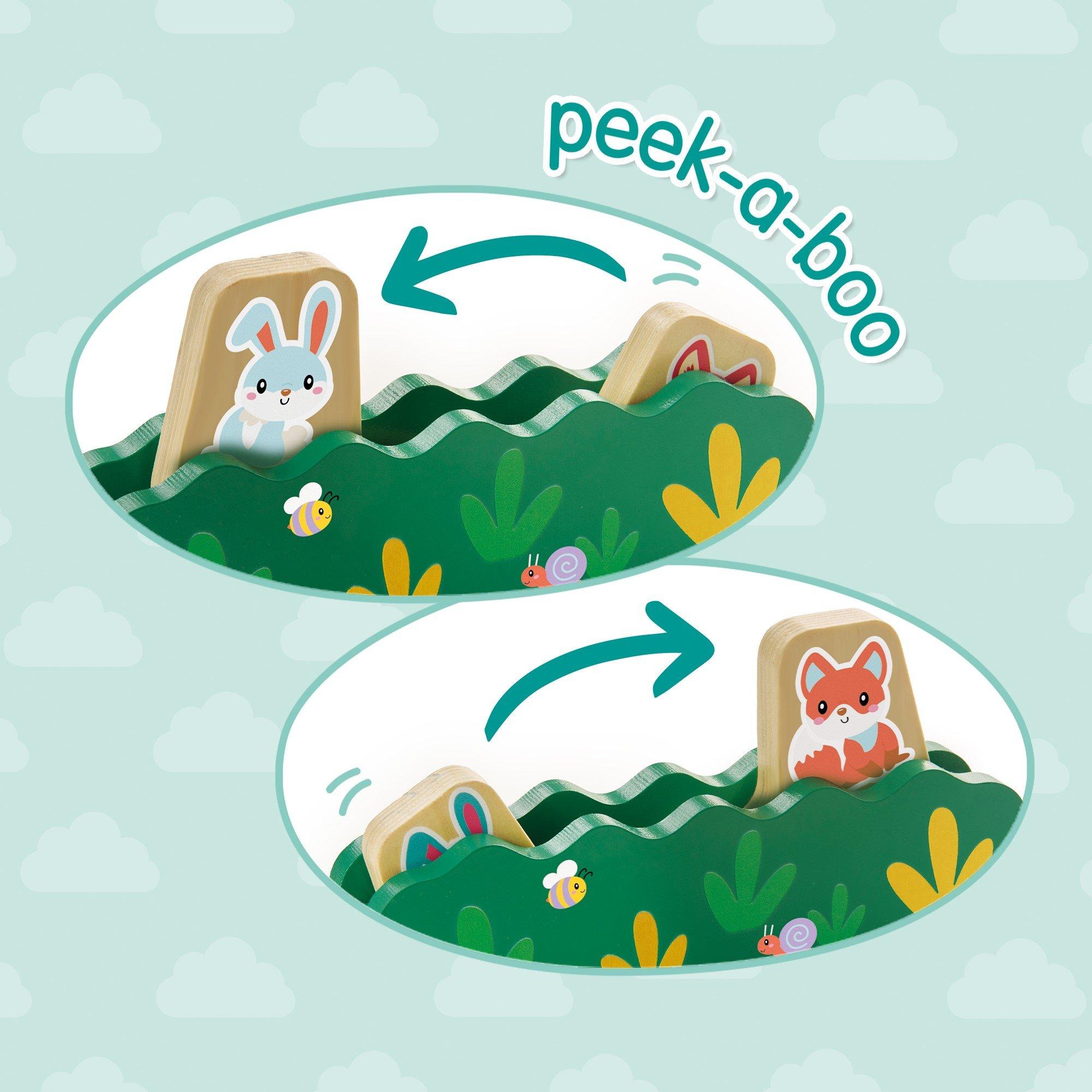 Multi - SES Creative - Wooden hammer bench peek-a-boo - 2