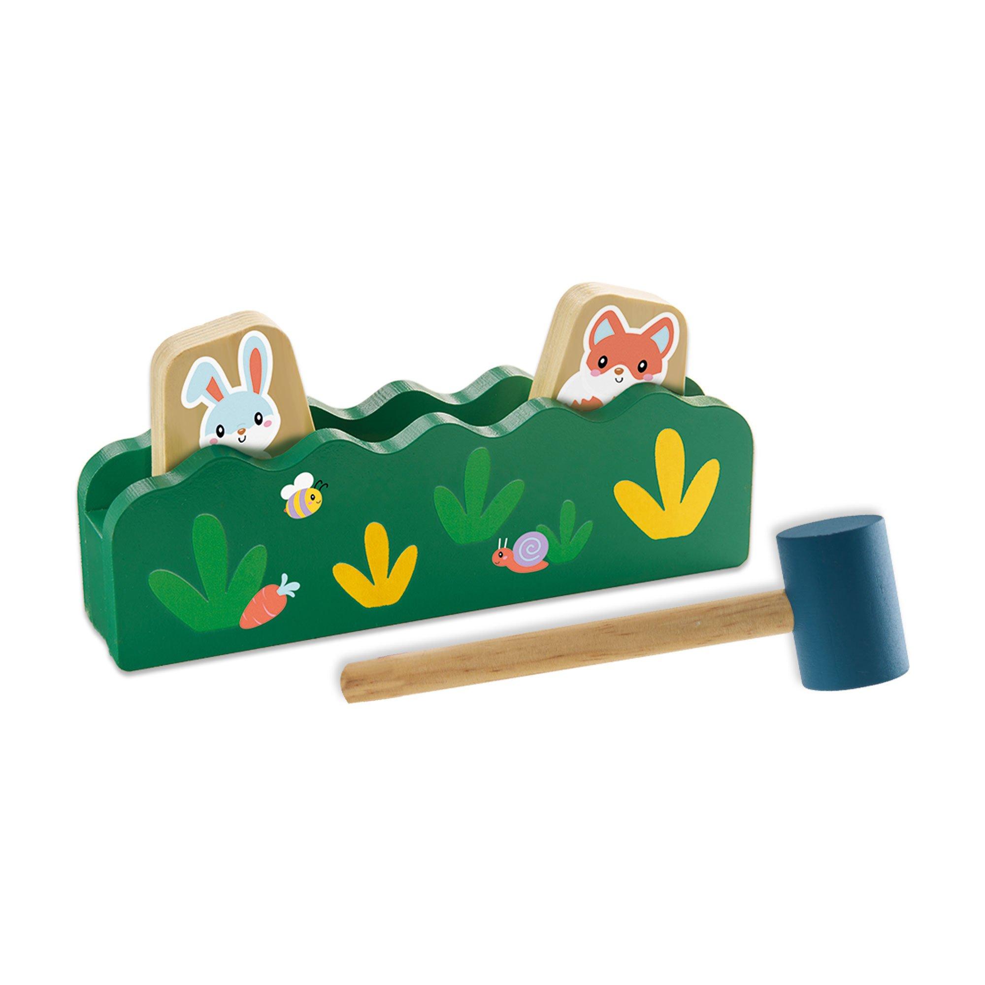 Multi - SES Creative - Wooden hammer bench peek-a-boo - 4